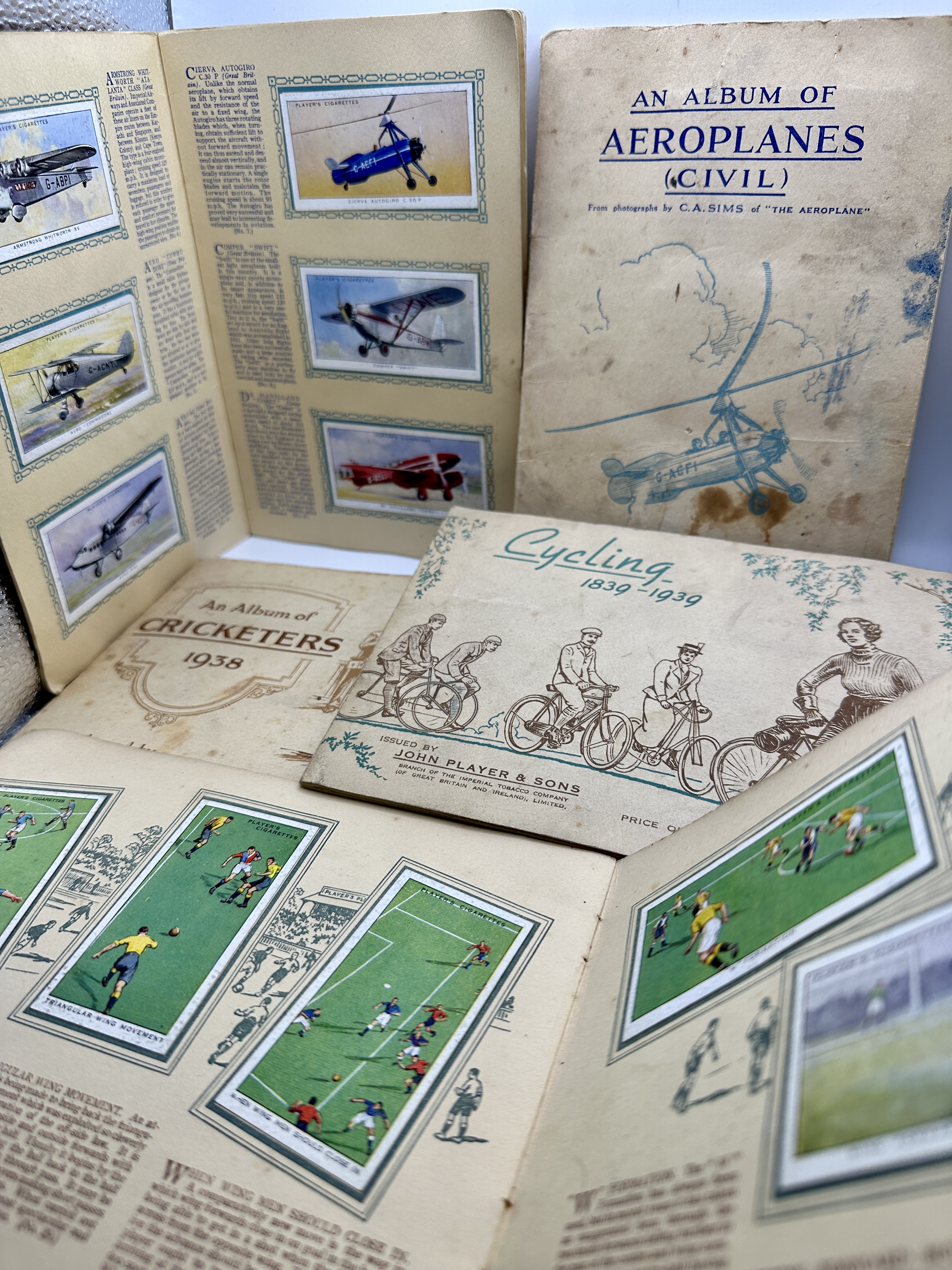 A Collection of John Player & Sons Cigarette Card Albums