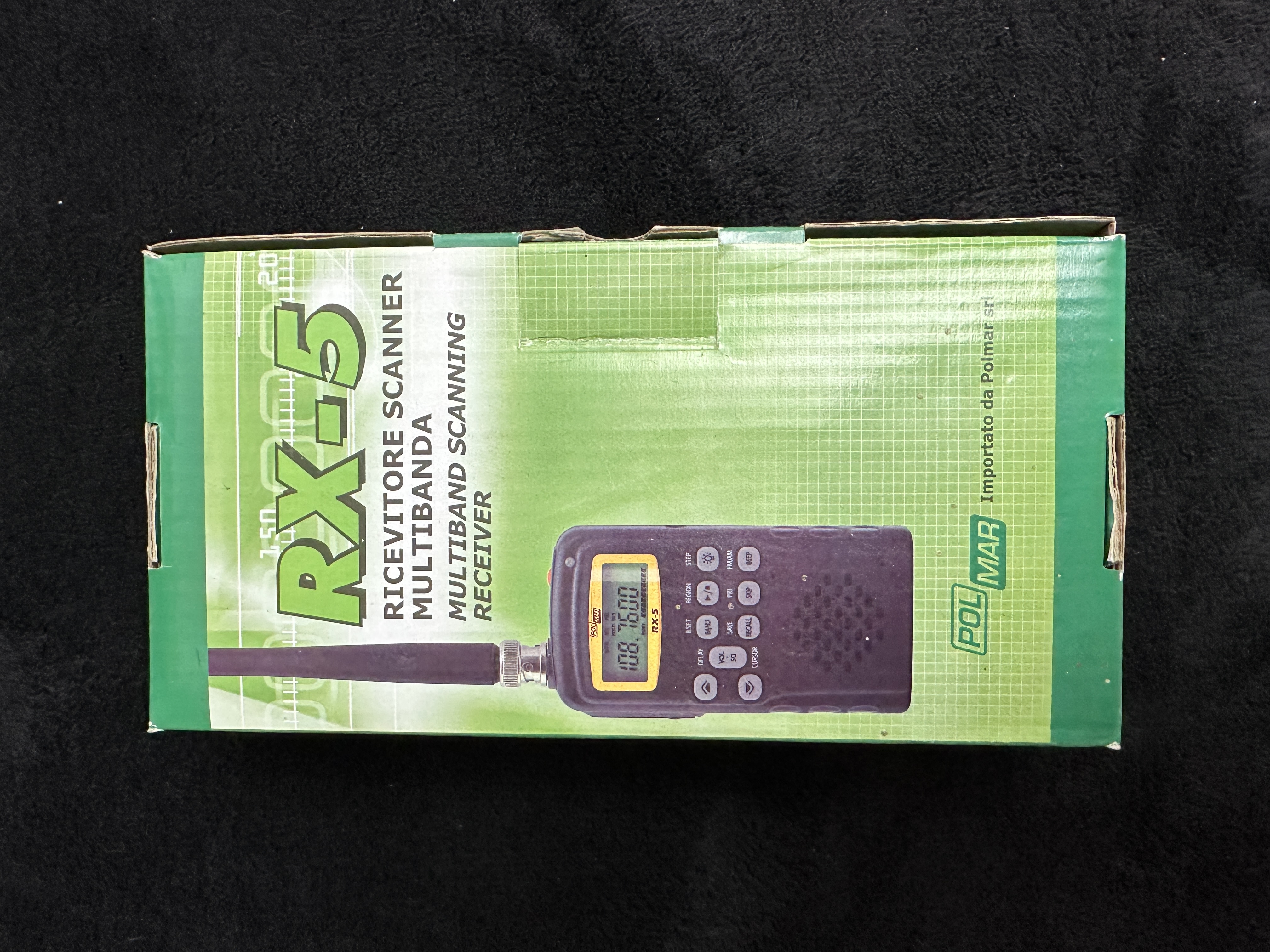 Polmar RX-5 Handheld Multiband Scanning Receiver with Original Box