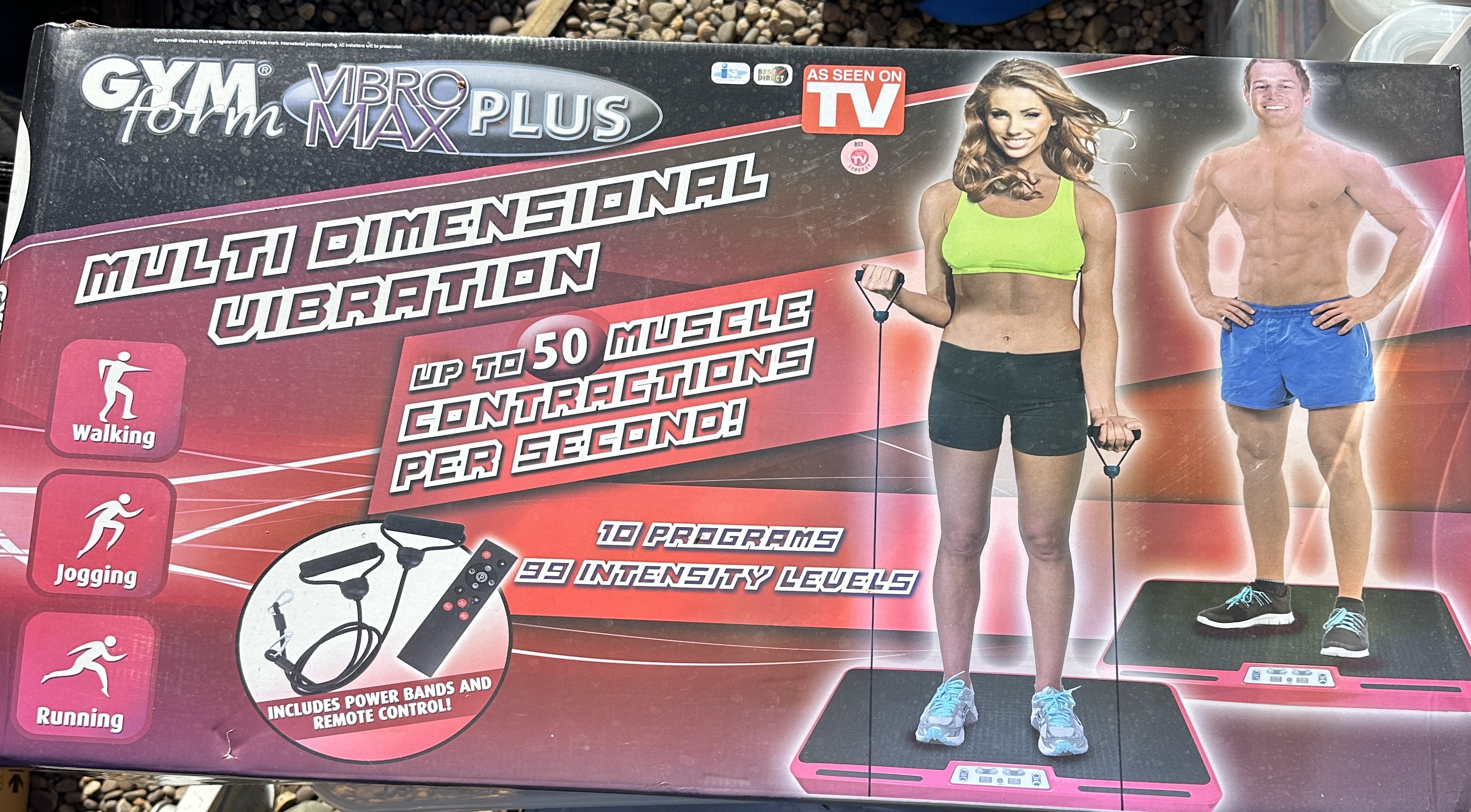Gymform Vibromax Plus Multi Dimensional Vibration Fitness Plate
