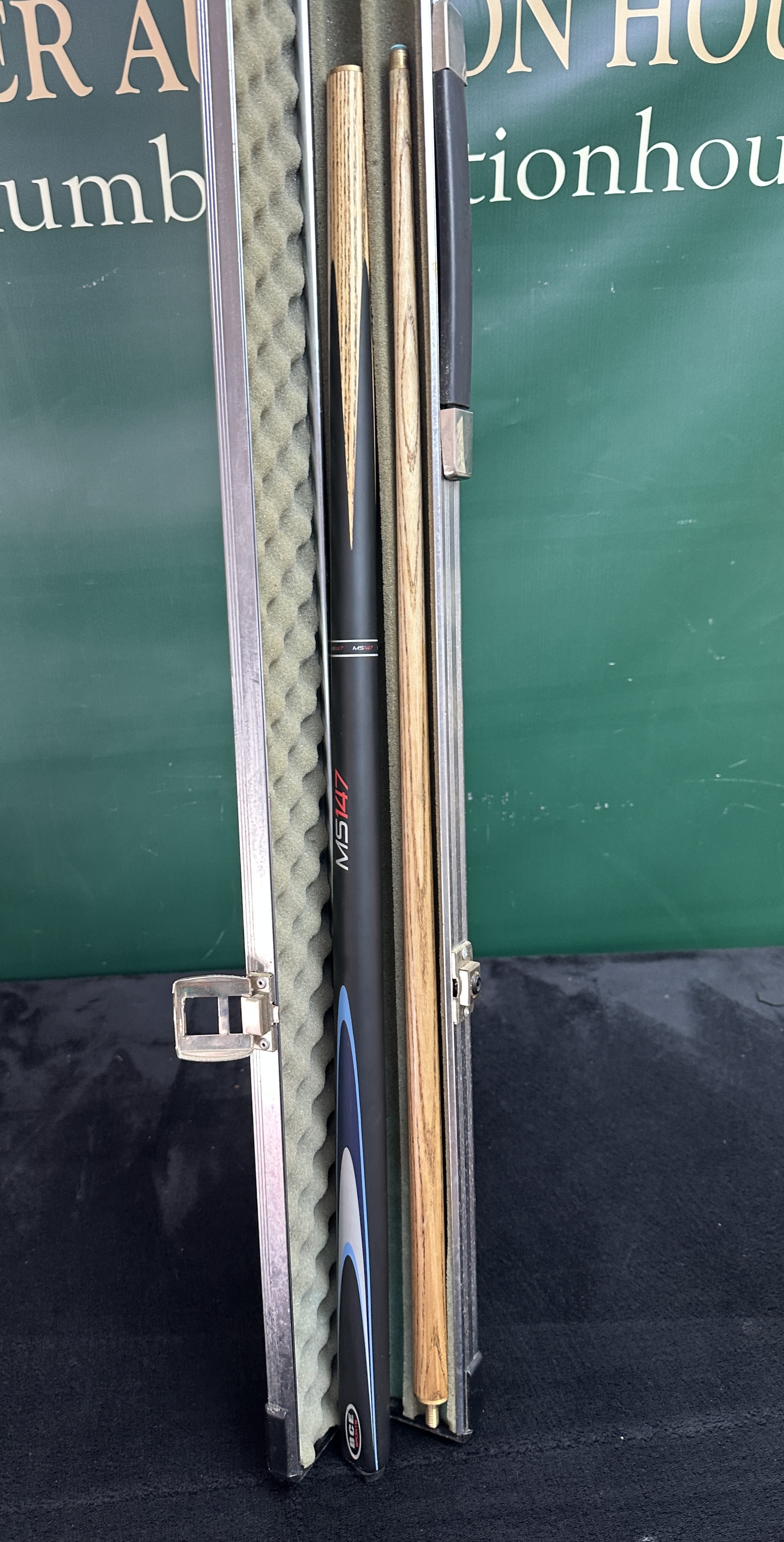 BCE MS147 Mark Selby Series 3/4 Jointed Snooker Cue and Aluminium Case