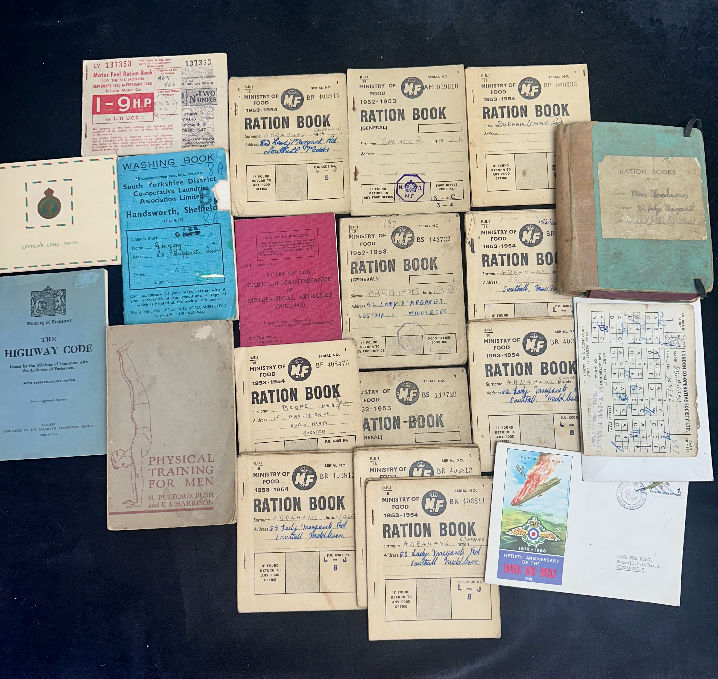 A Collection of Mid-20th Century British Home Front and Post-War Ephemera
