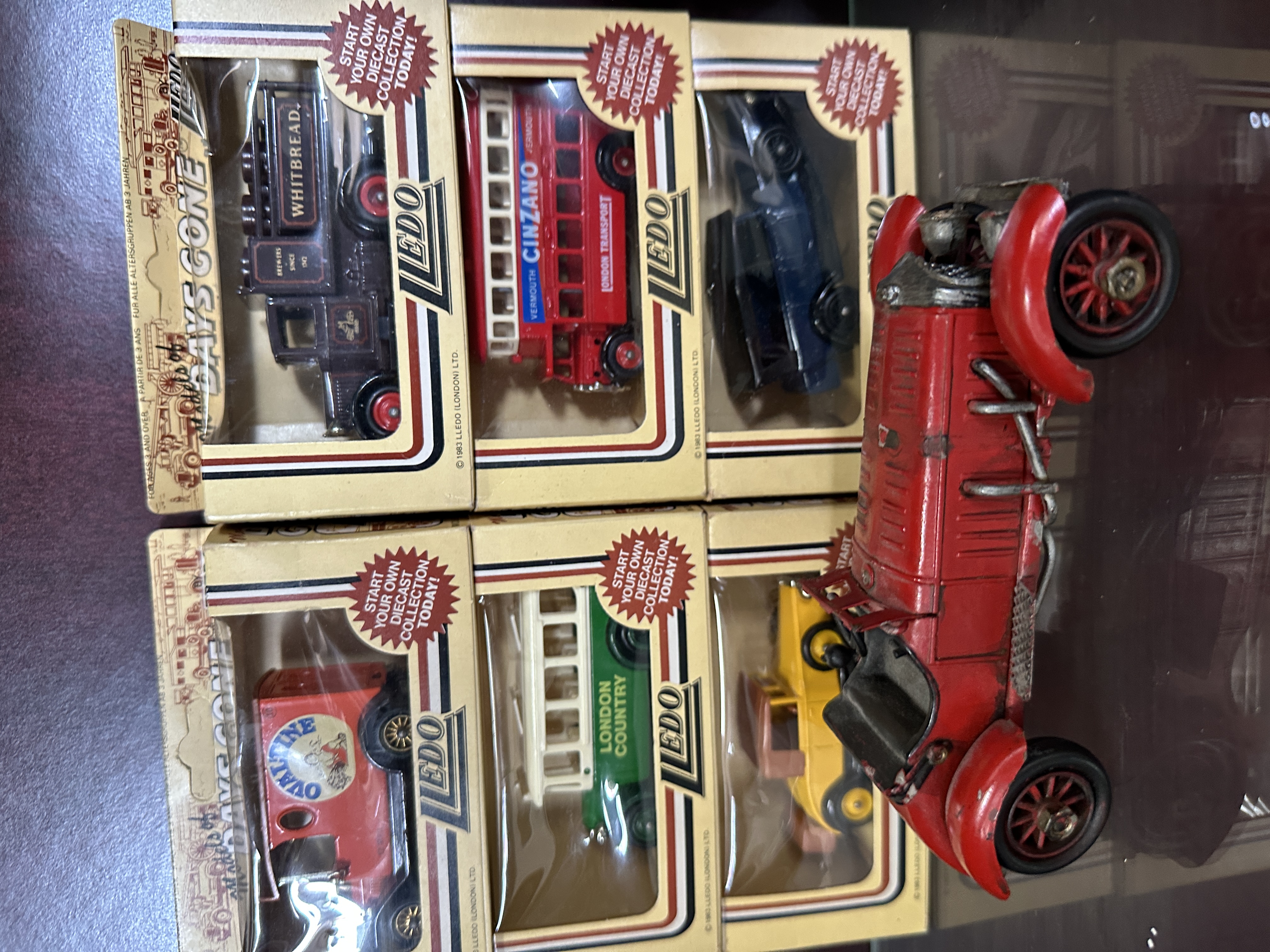 A Collection of Lledo Days Gone and Other Die-Cast Model Vehicles