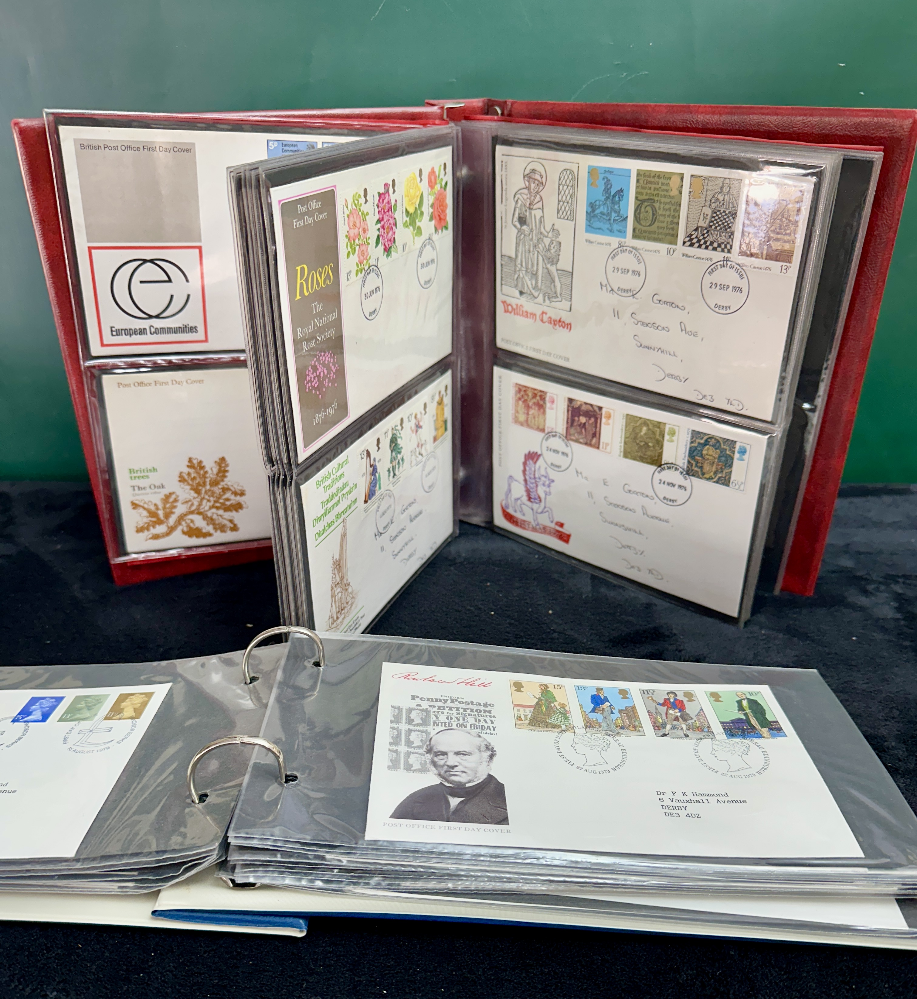UK 1973-1979 Royal Mail First Day Cover Collection, Multiple Albums