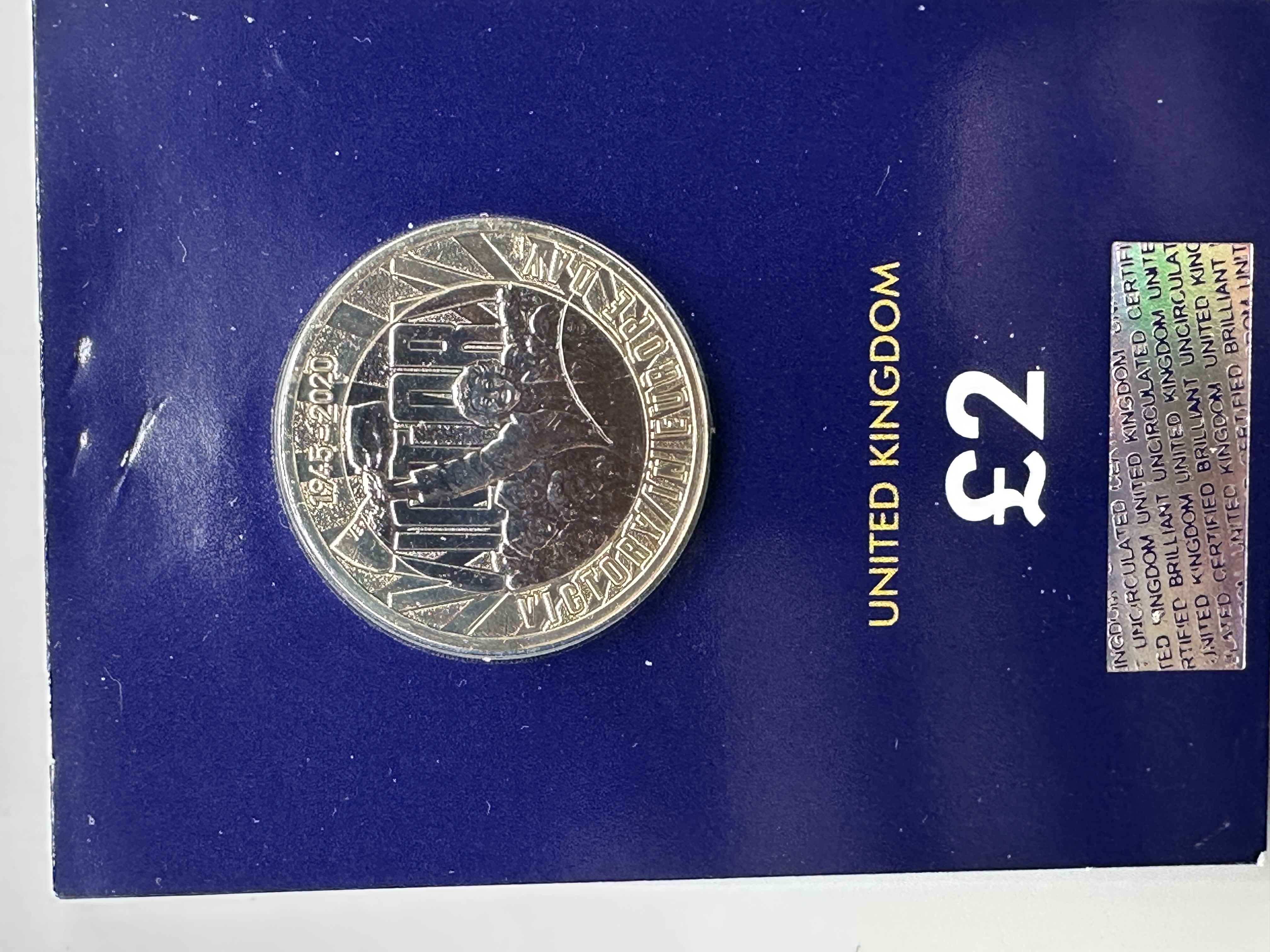 UK 2020 VE Day 75th Anniversary £2, Bimetallic, BUNC