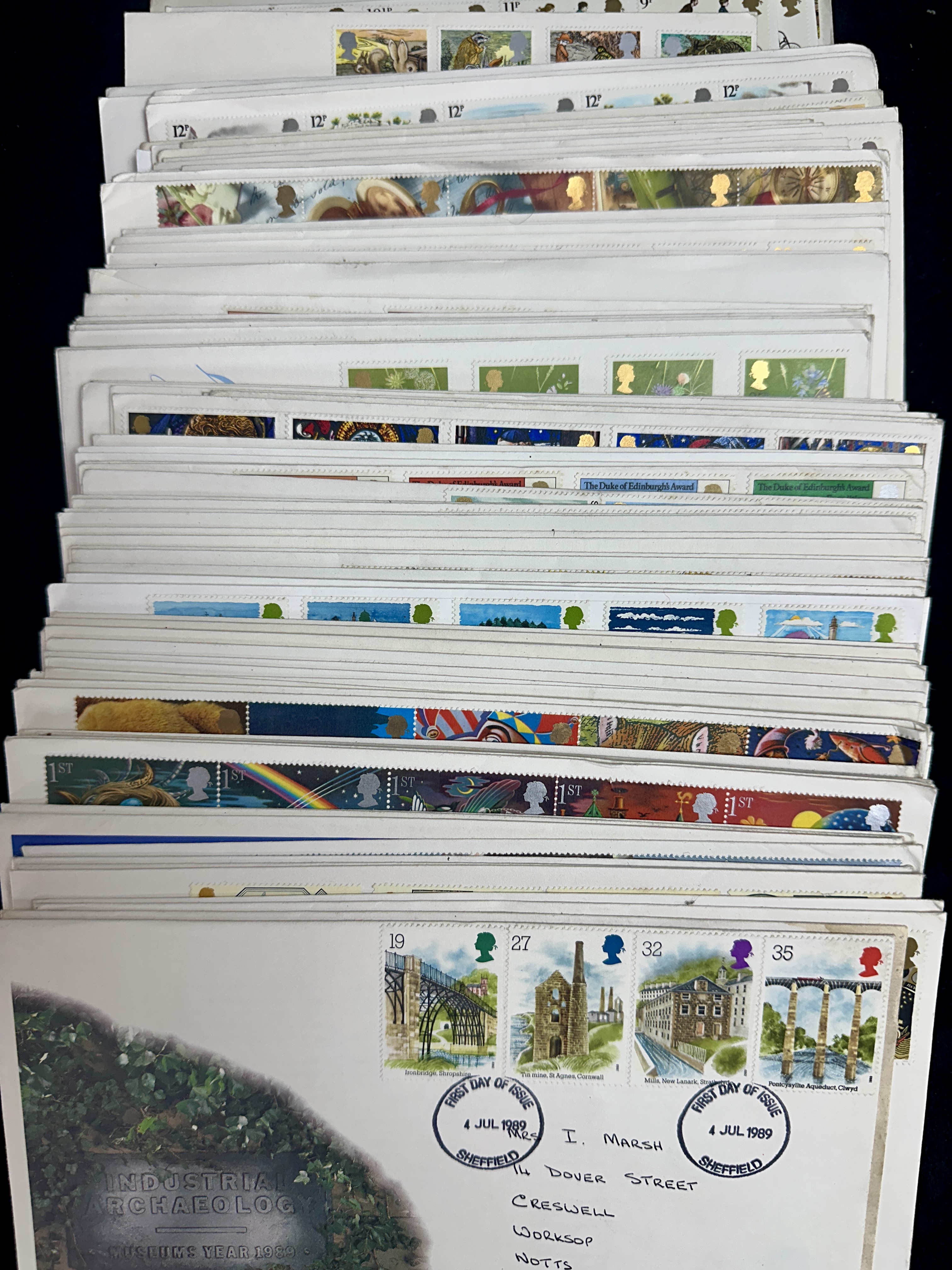 UK c.1980s Collection of Royal Mail First Day Covers, SG 1445-1448 and Others