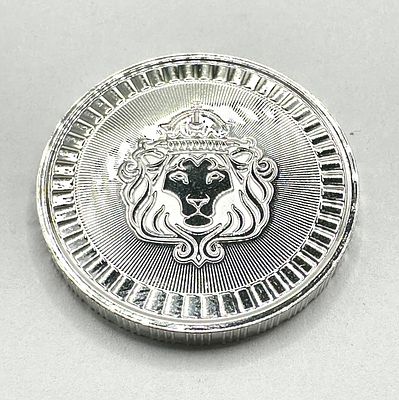 Scottsdale Mint Lion Half Troy Ounce Silver Round. This silver bullion round was produced by the 