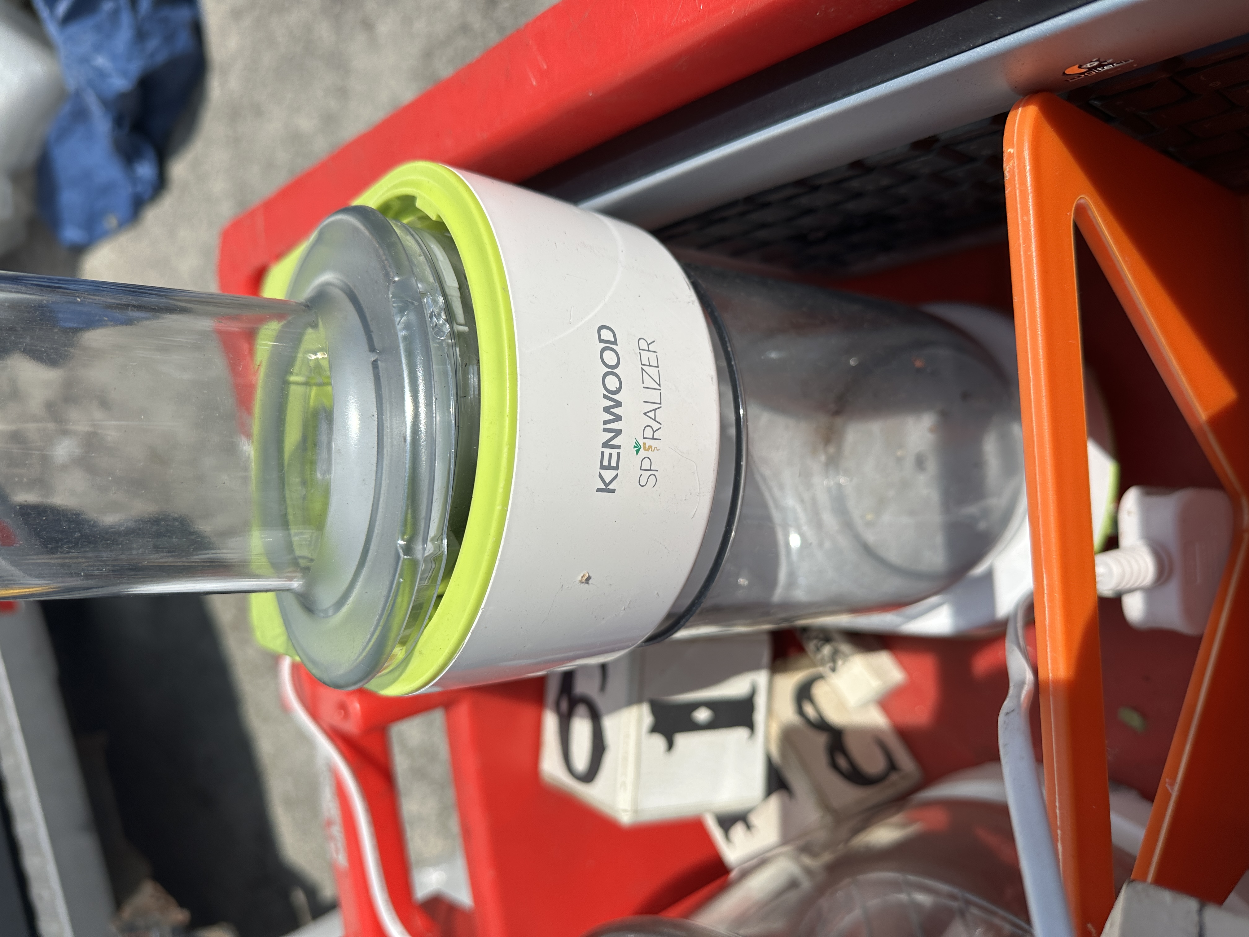 An Assortment of Small Domestic Appliances and Consumer Electronics including a Kenwood Spiralizer and Sky+ HD Box