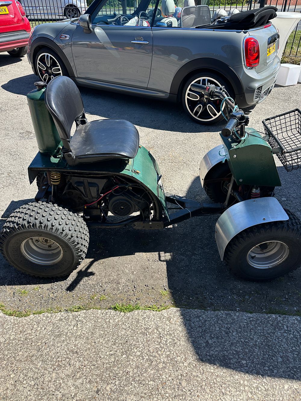 Lot 392: Custom-Built Motorised Three-Wheeled Off-Road Trike