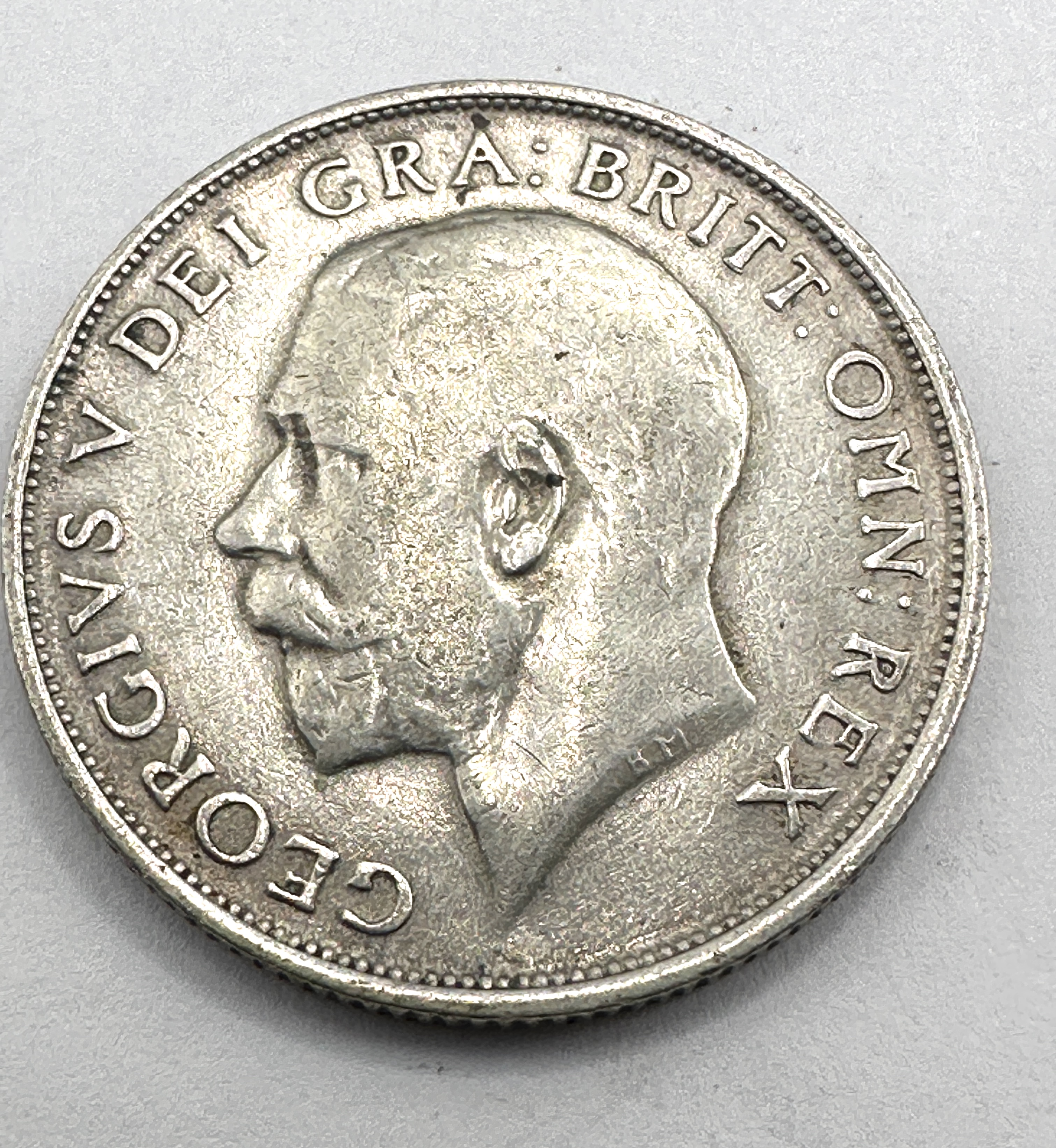 UK 1916 George V Sterling Silver One Shilling