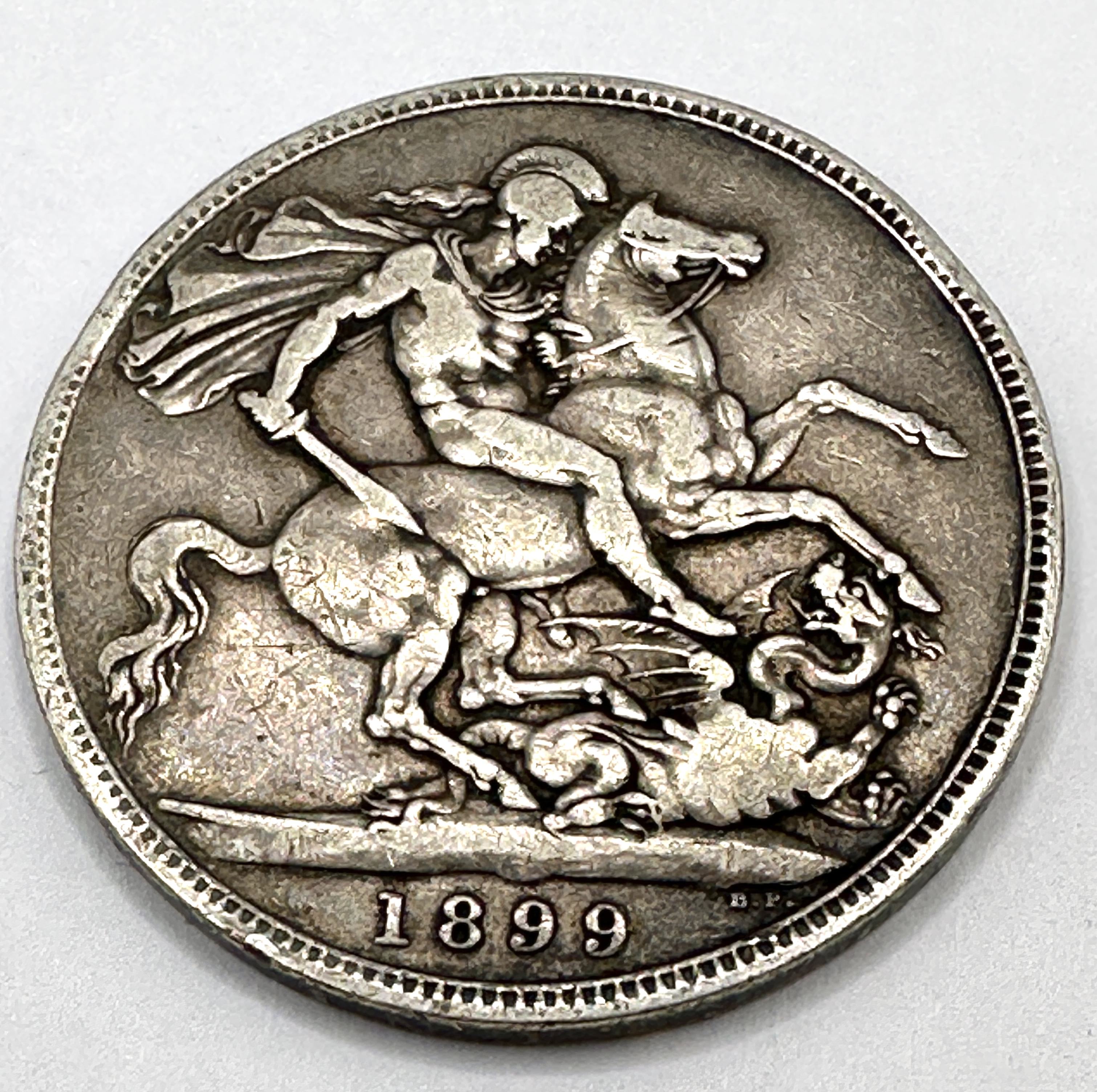 UK 1899 Queen Victoria Silver Crown
