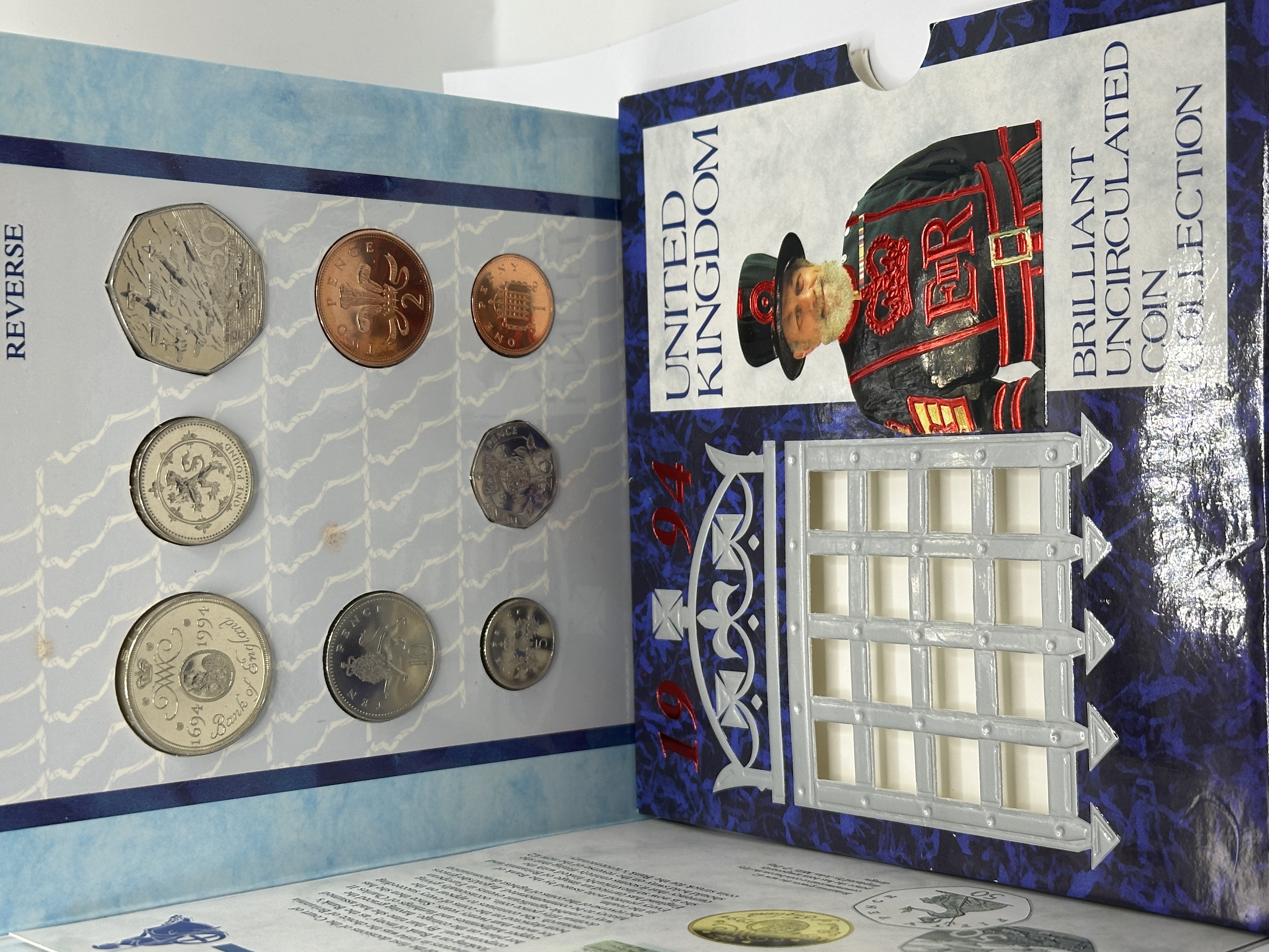 1994 UK Brilliant Uncirculated Coin Collection