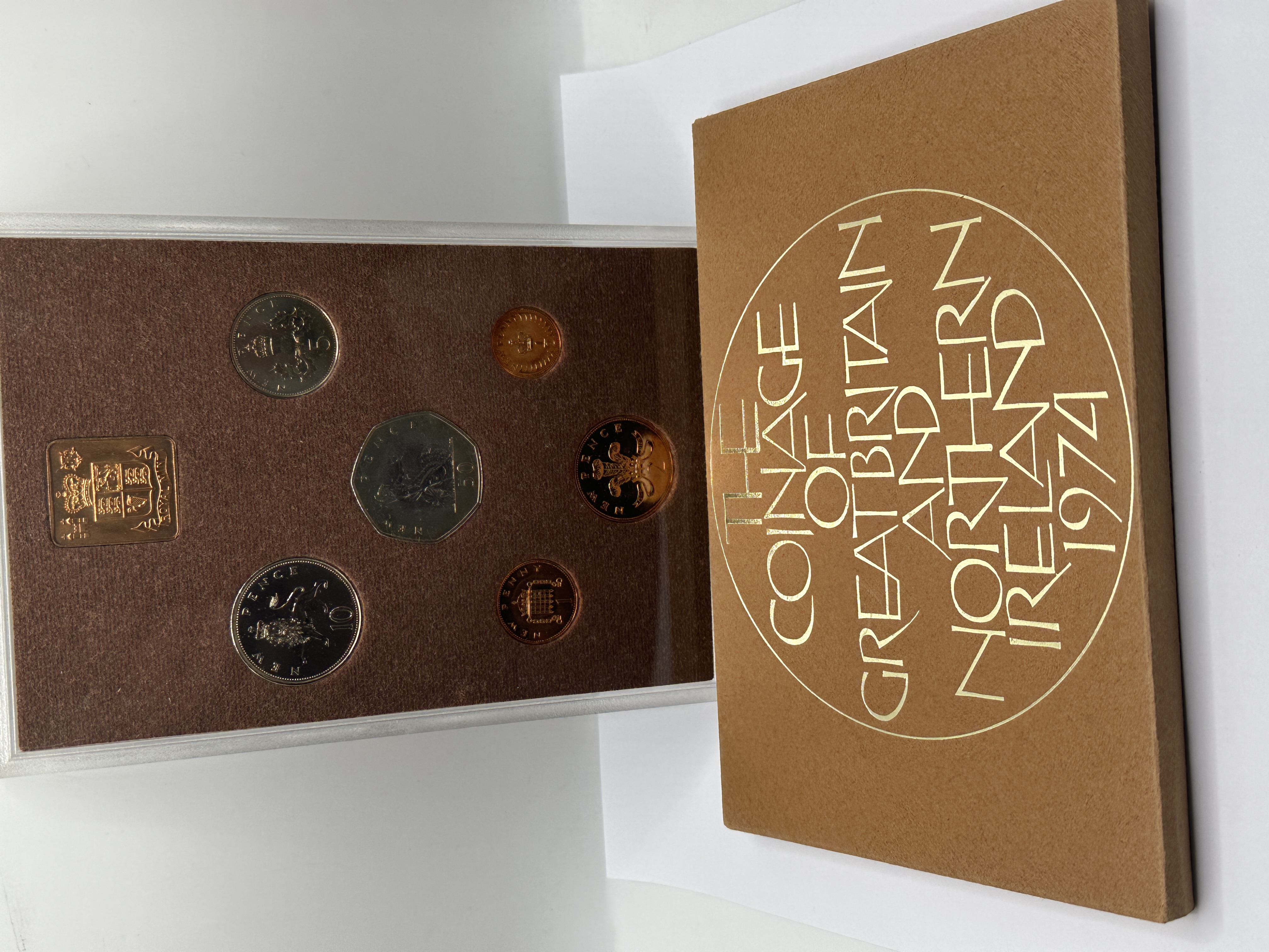 UK 1974 The Coinage of Great Britain and Northern Ireland Proof Coin Set
