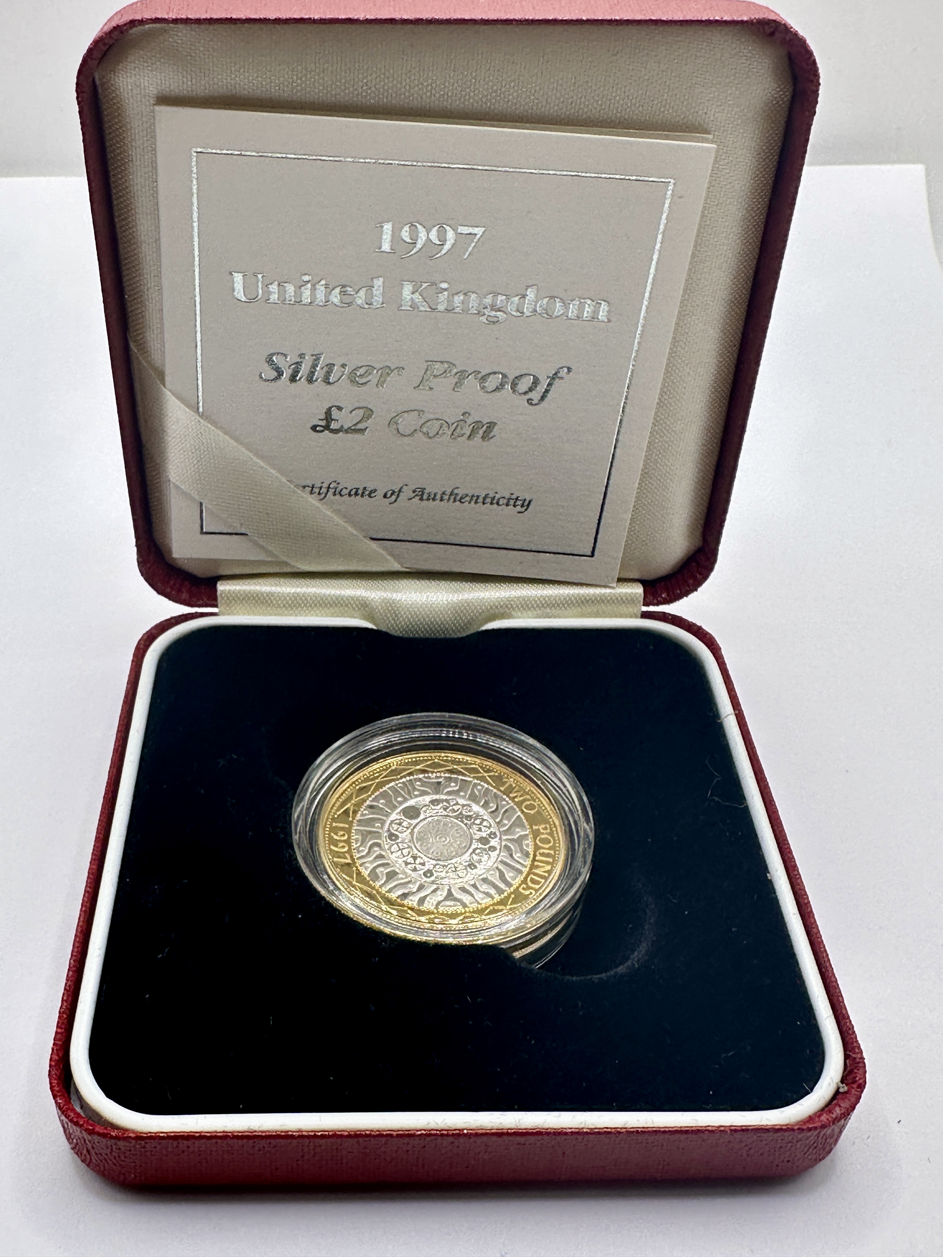 1997 UK Silver Proof Two Pound Coin