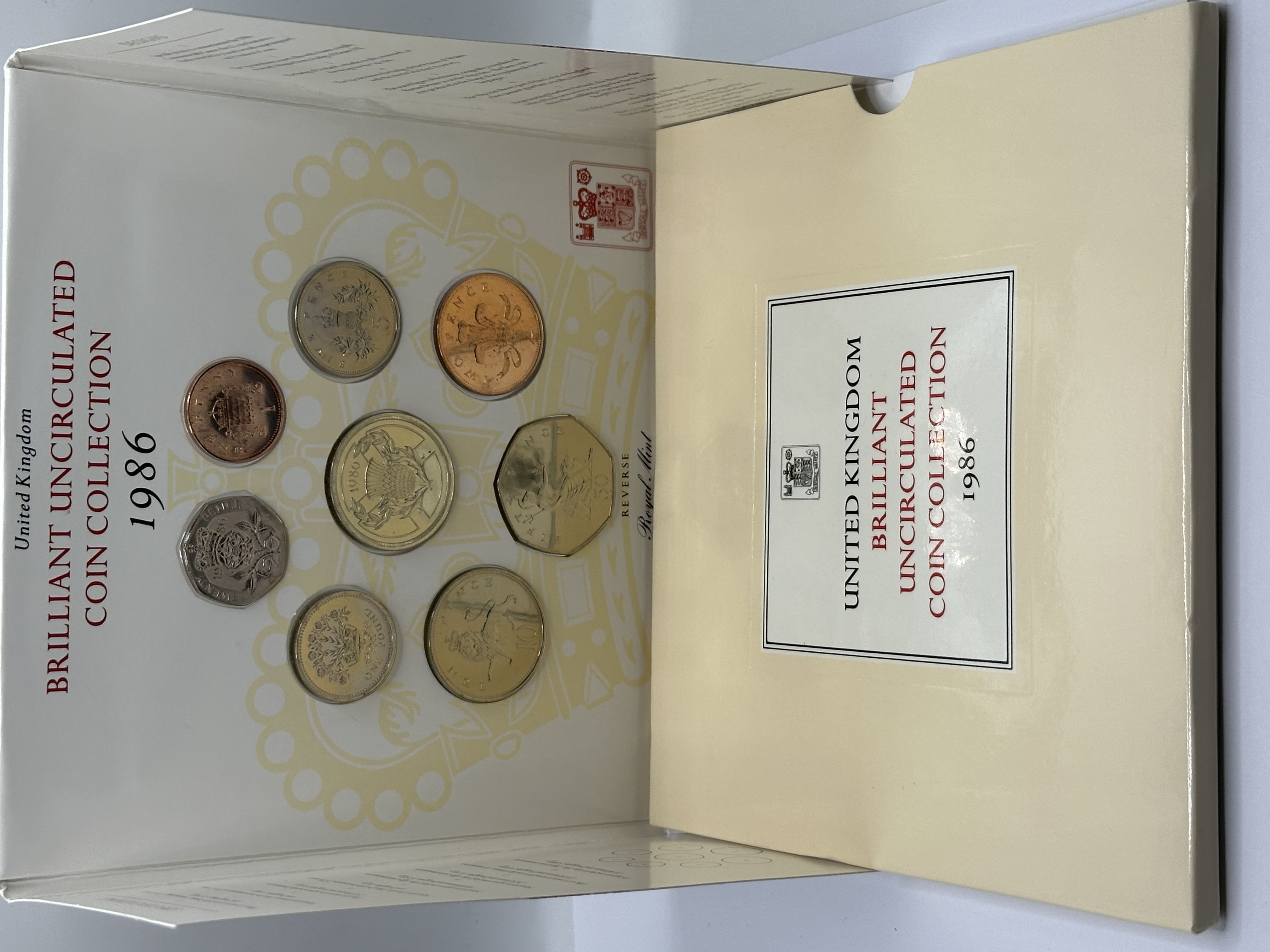 1986 UK Brilliant Uncirculated Coin Collection