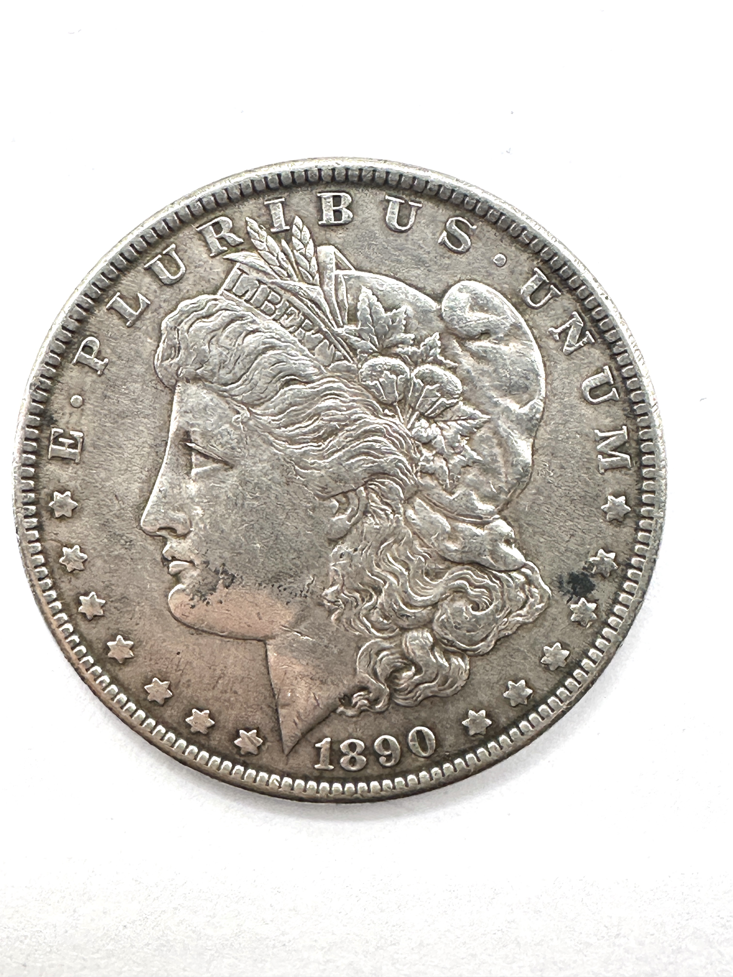 US 1890 Morgan Silver Dollar
