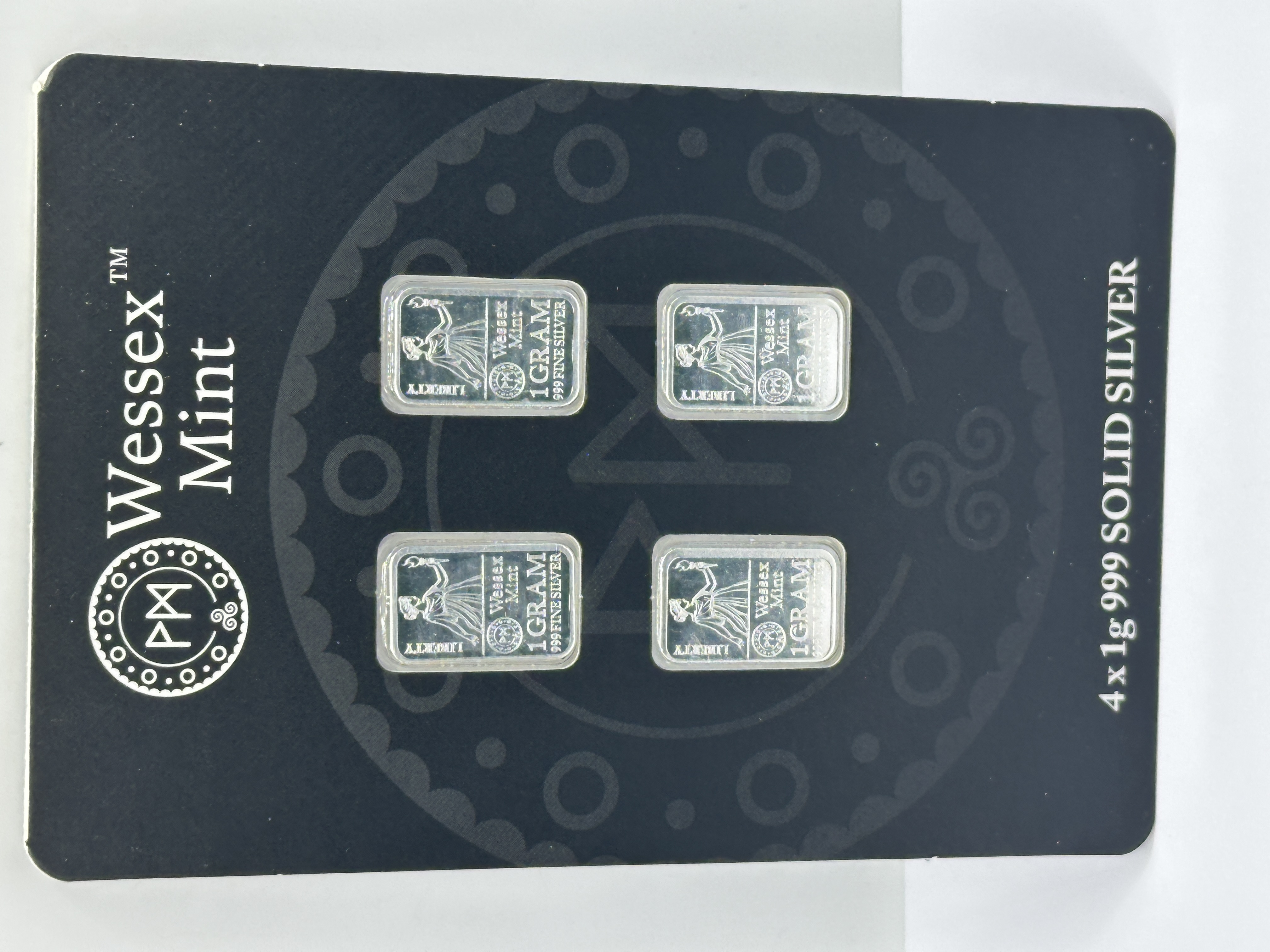 A Collection of Wessex Mint Silver Liberty Bullion Bars