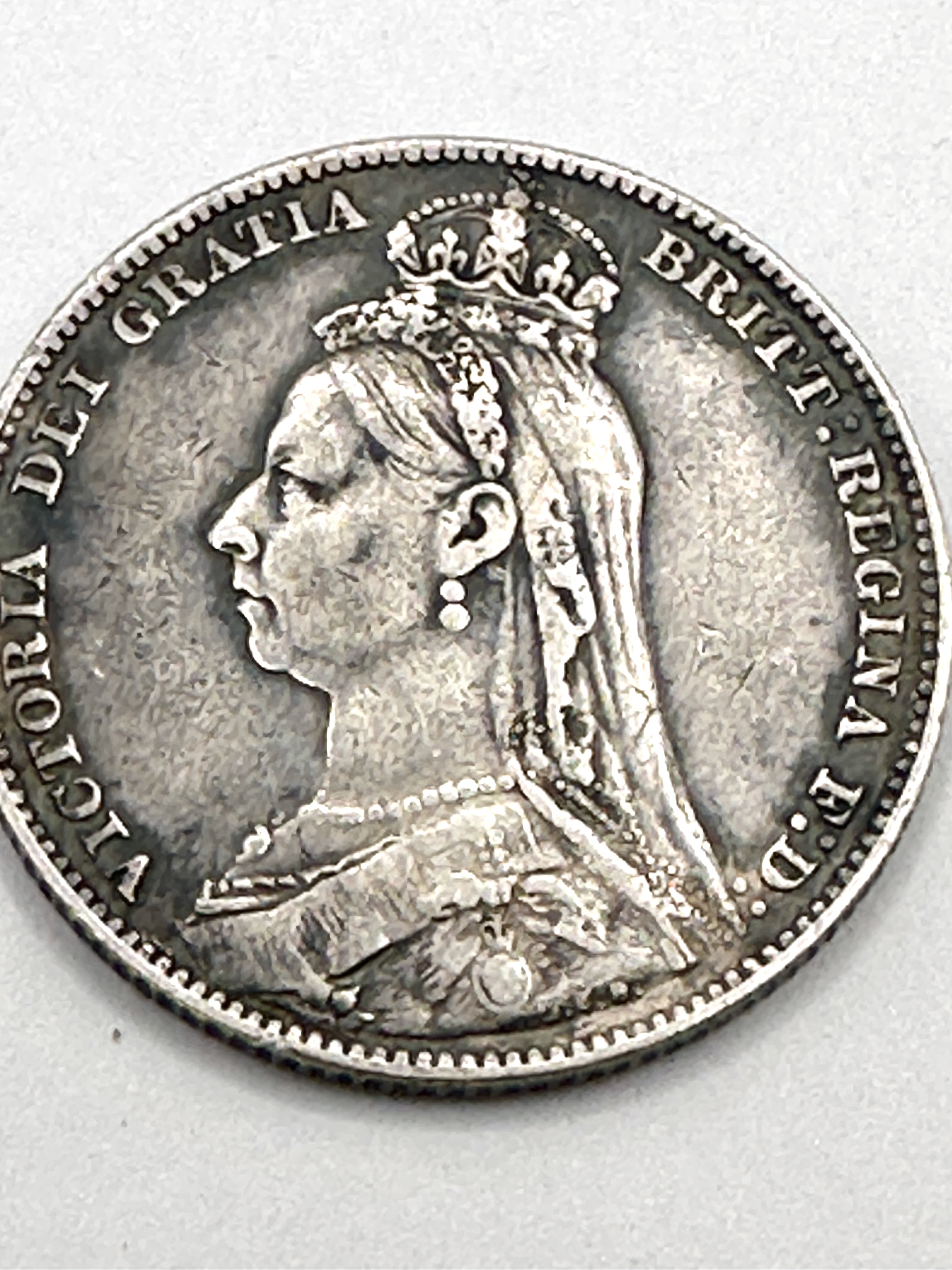 UK Queen Victoria Silver Jubilee Head Coin