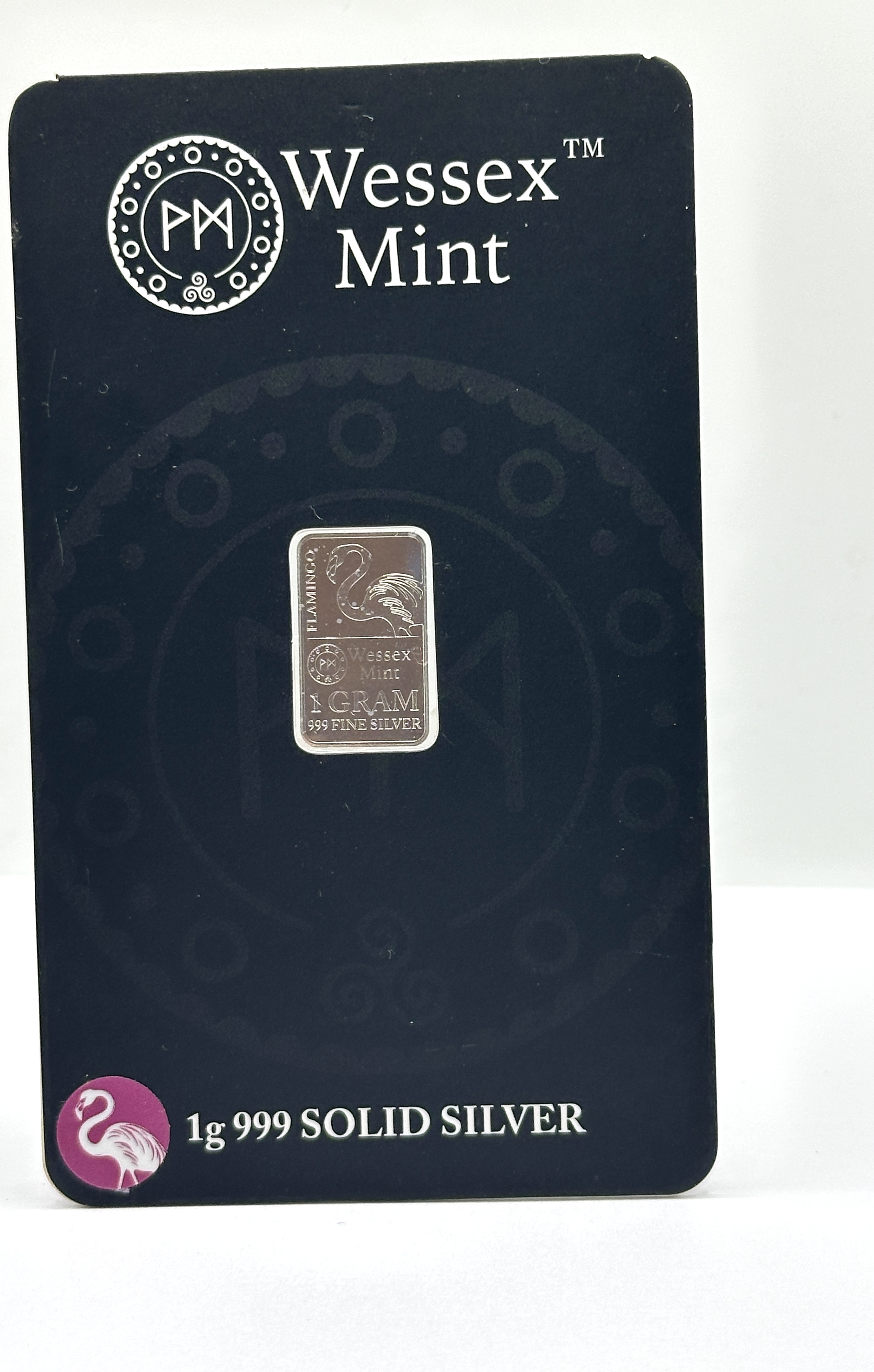 Wessex Mint Flamingo 1 Gram .999 Fine Silver Bar