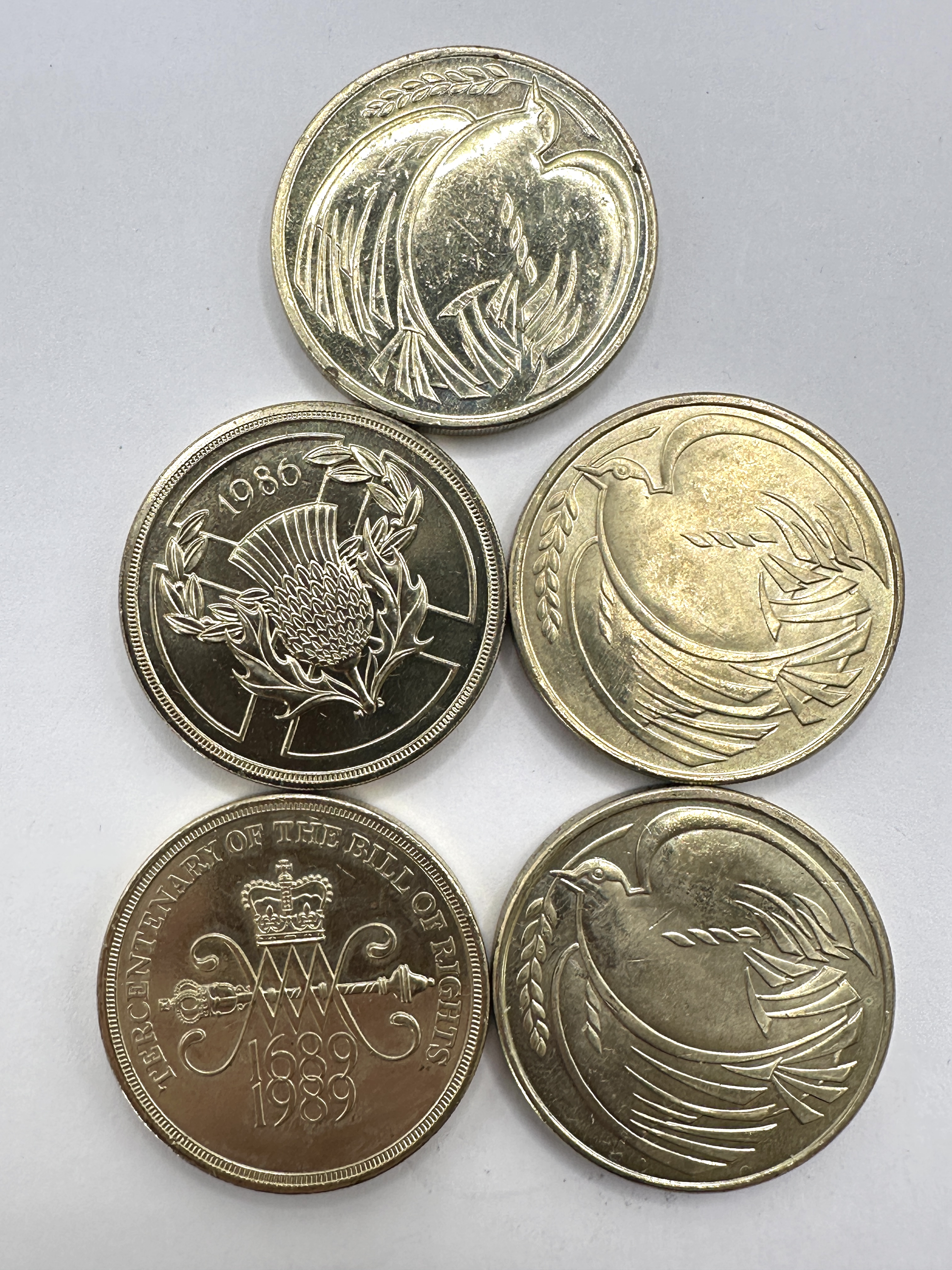 A Collection of UK Commemorative Nickel-Brass Two Pound Coins