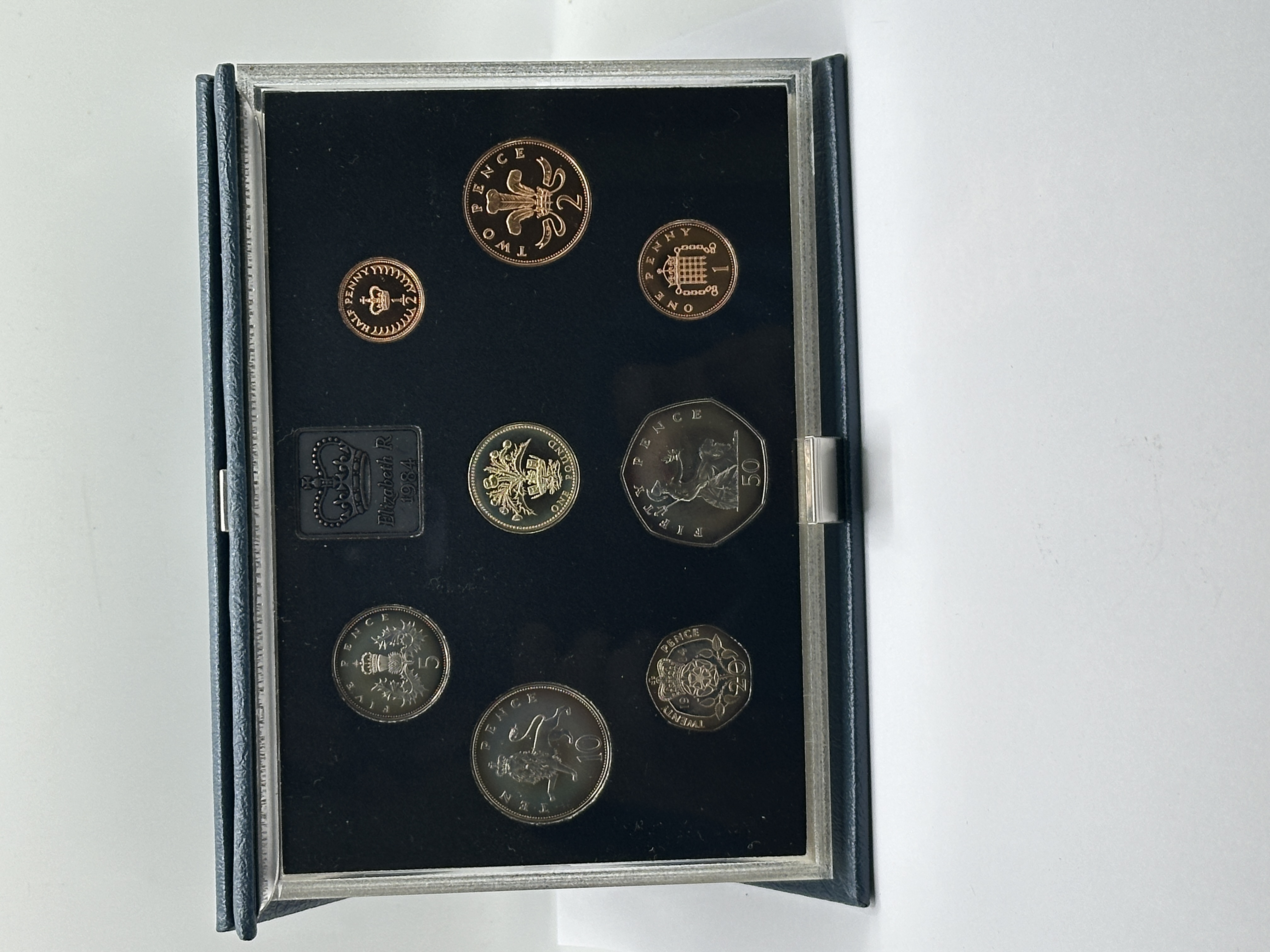 UK 1984 Royal Mint Eight Coin Proof Collection