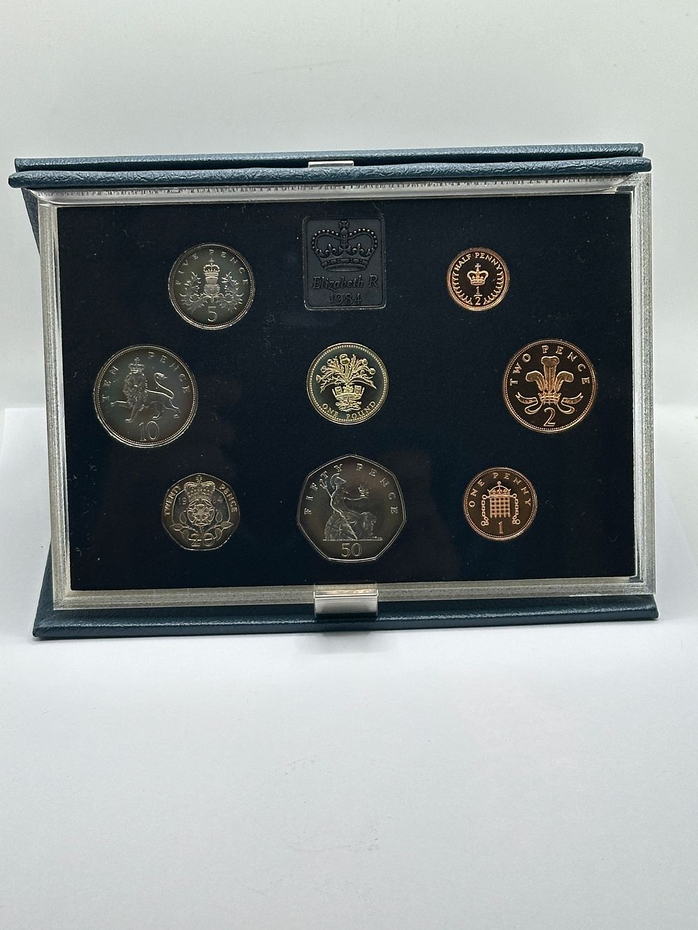Lot 184: UK 1984 Royal Mint Eight Coin Proof Collection