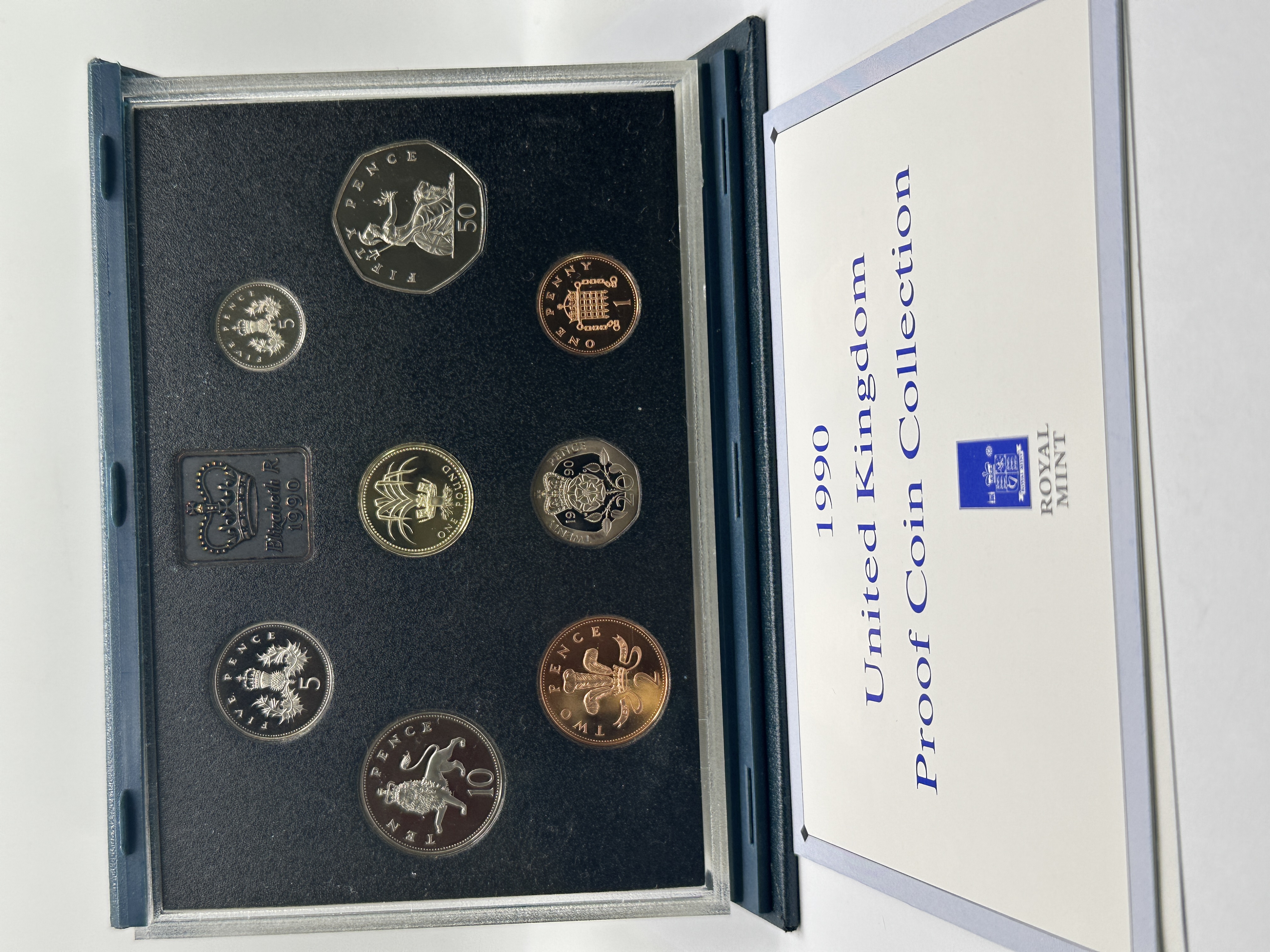 UK 1990 Royal Mint Proof Coin Collection