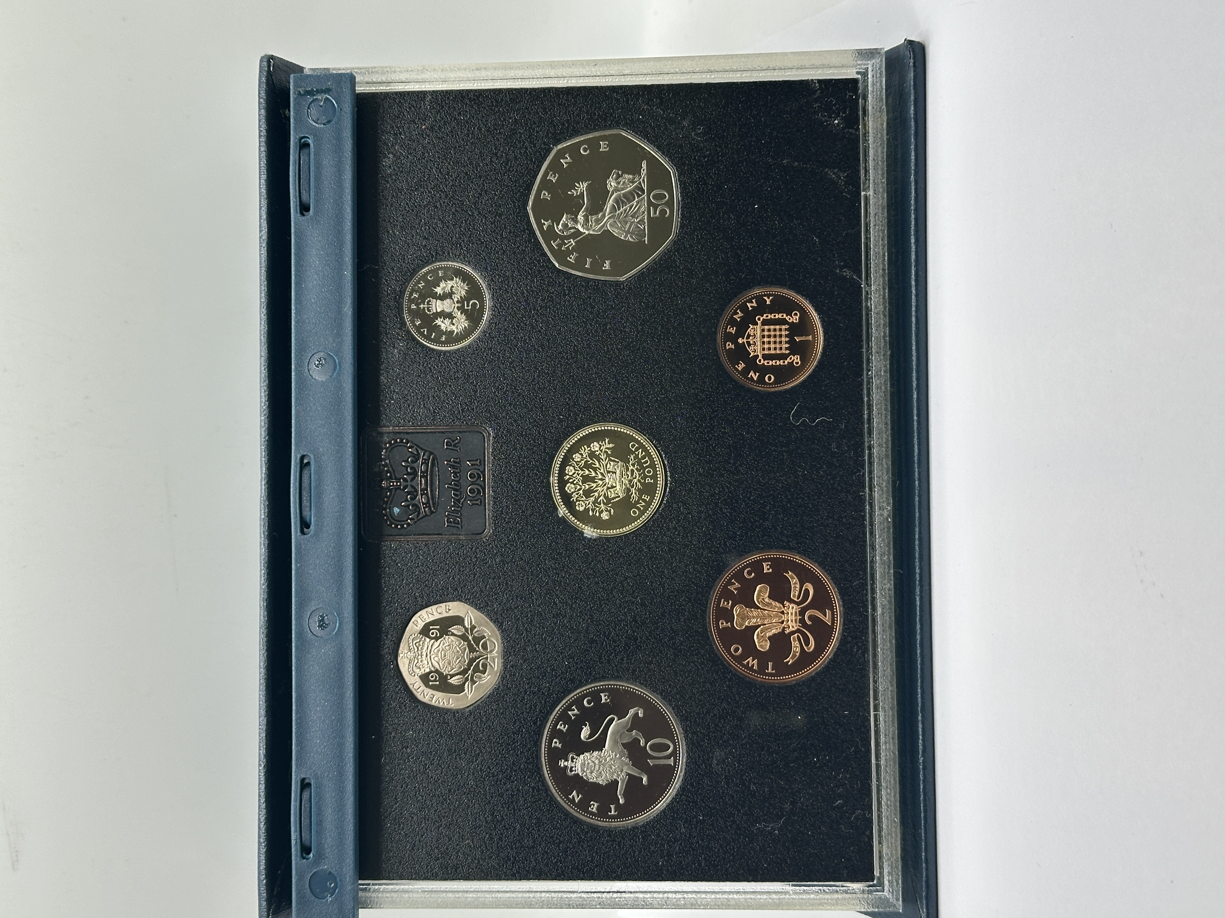 UK 1991 Royal Mint Deluxe Proof Coin Collection