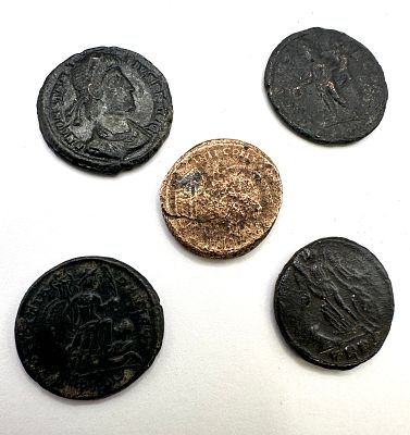 A Collection of Roman Imperial Bronze Nummi Constantinian Dynasty 4th Century AD. A collection 