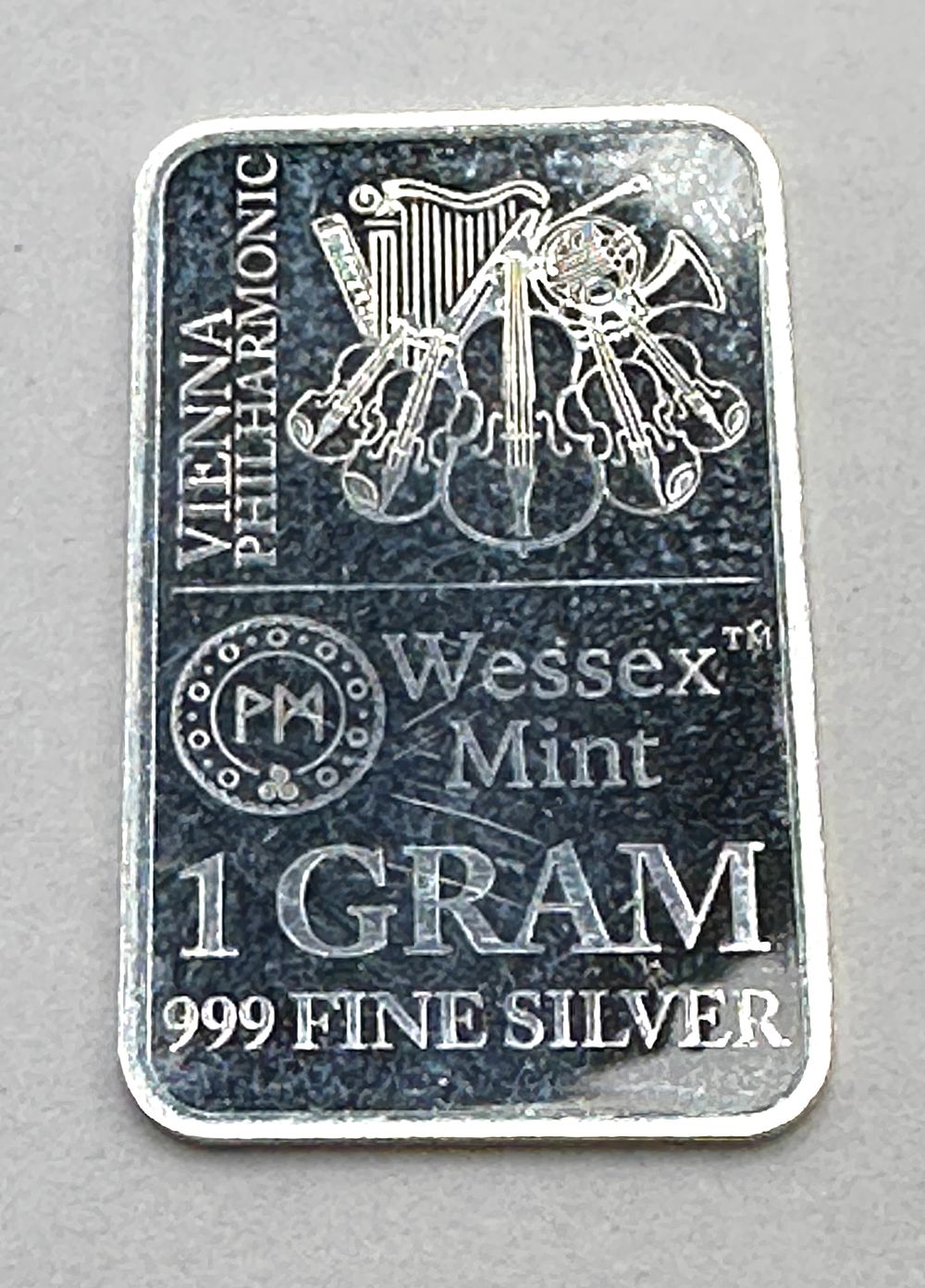 Lot 236: A Wessex Mint Vienna Philharmonic Silver Bullion Bar