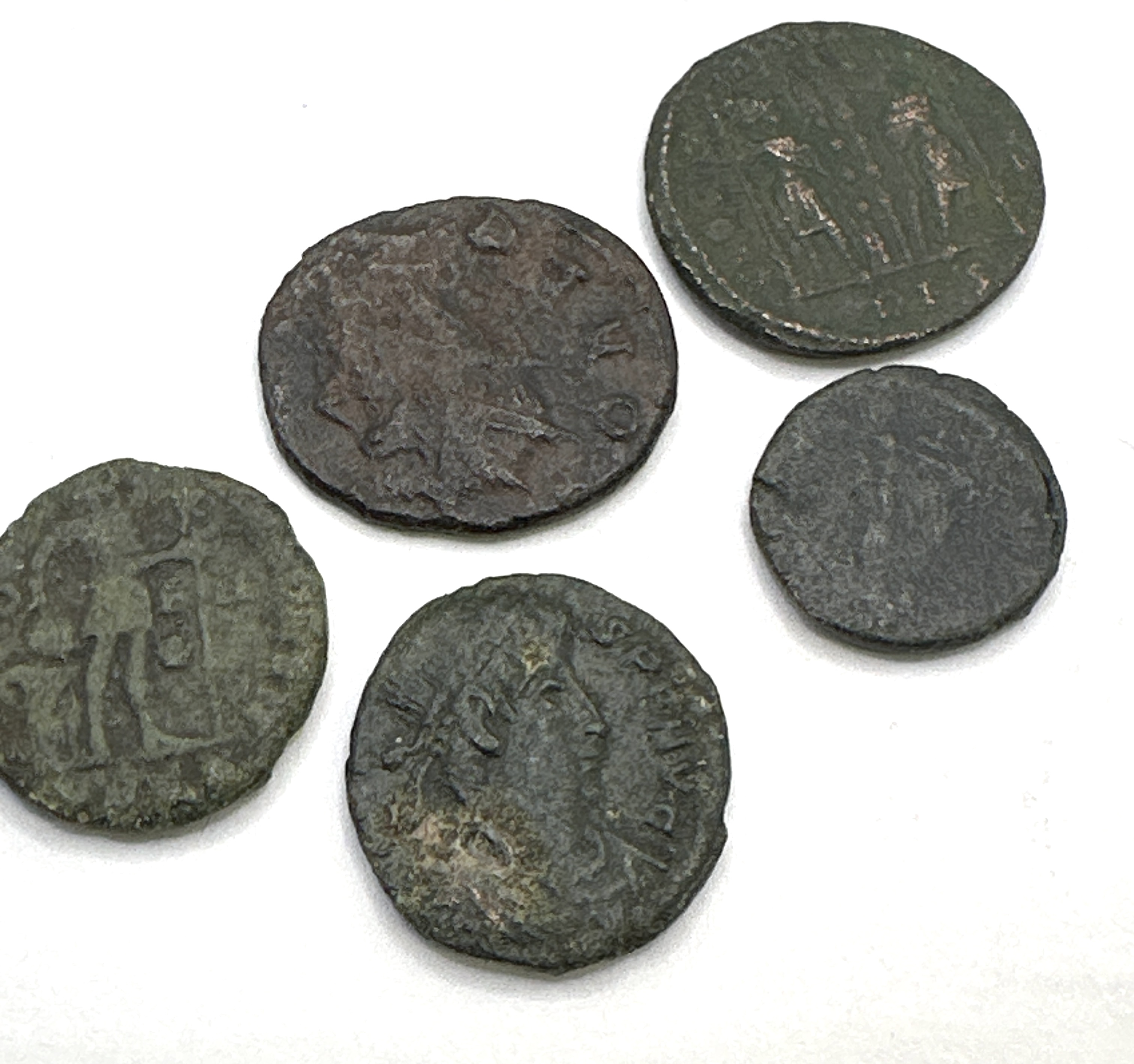 A Collection of Late Roman Bronze Coins, 4th Century AD
