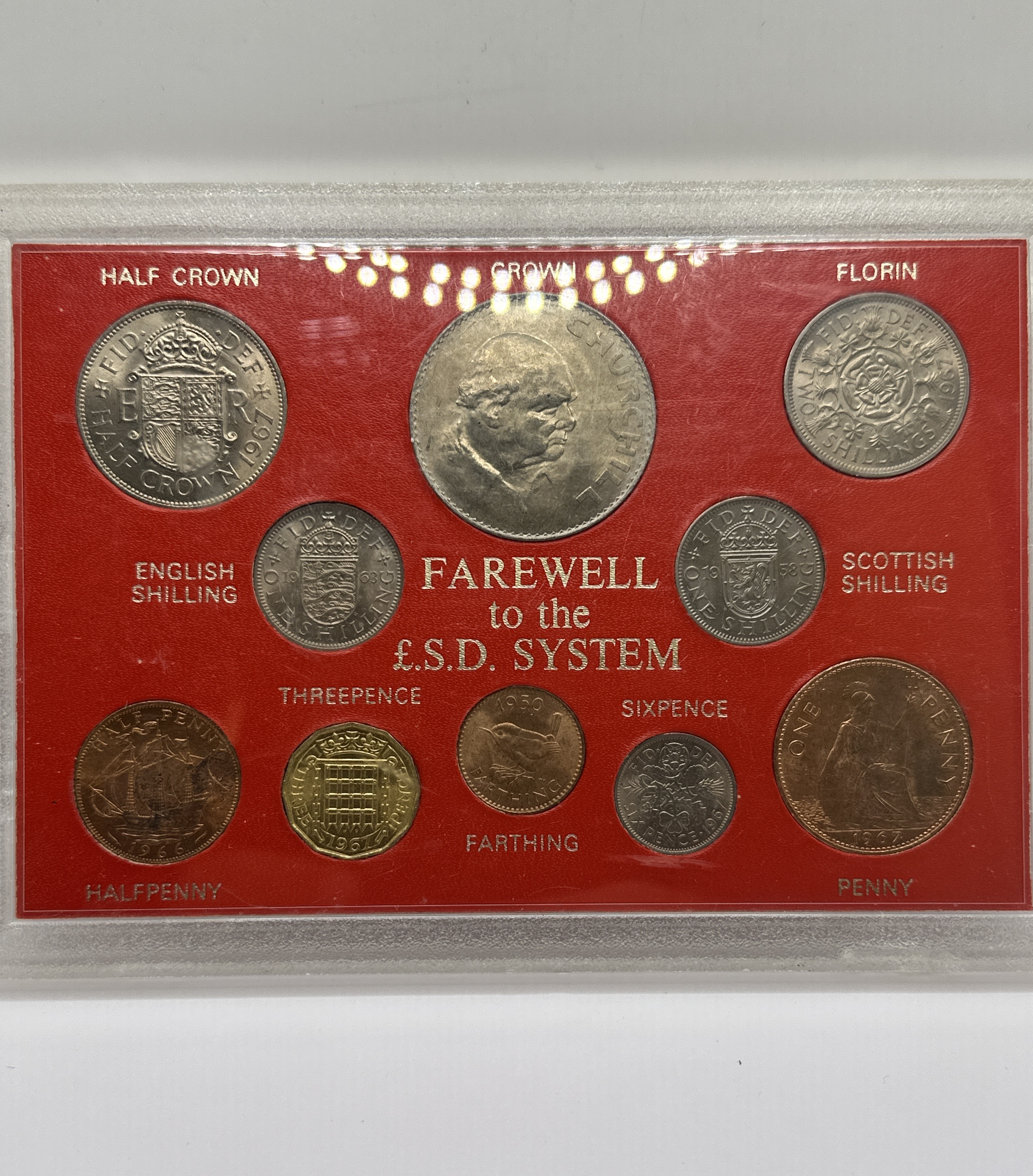 UK Farewell to the £.S.D. System Pre-Decimal Coin Set
