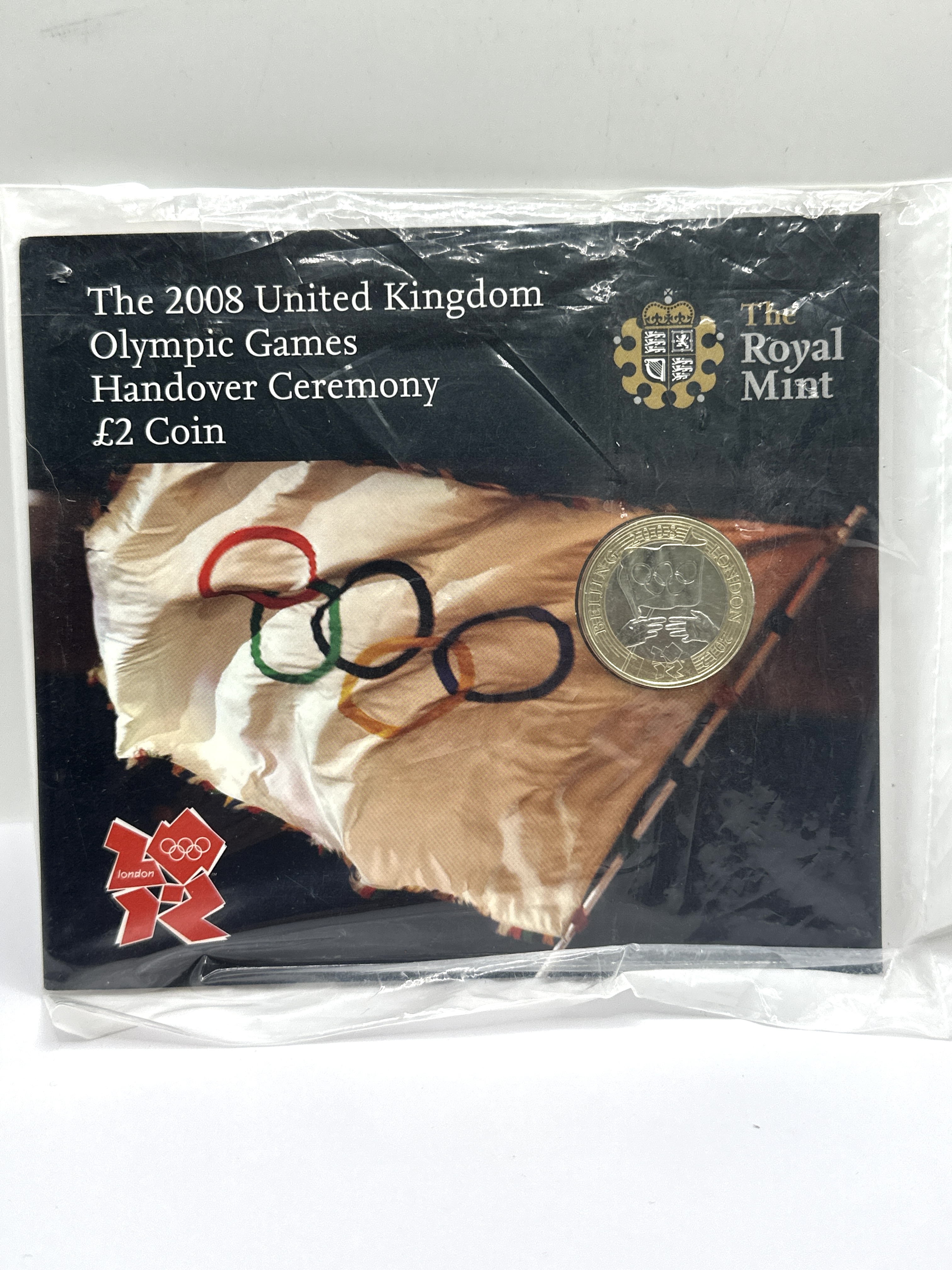 UK 2008 Royal Mint Olympic Games Handover Ceremony £2 Brilliant Uncirculated Coin Pack