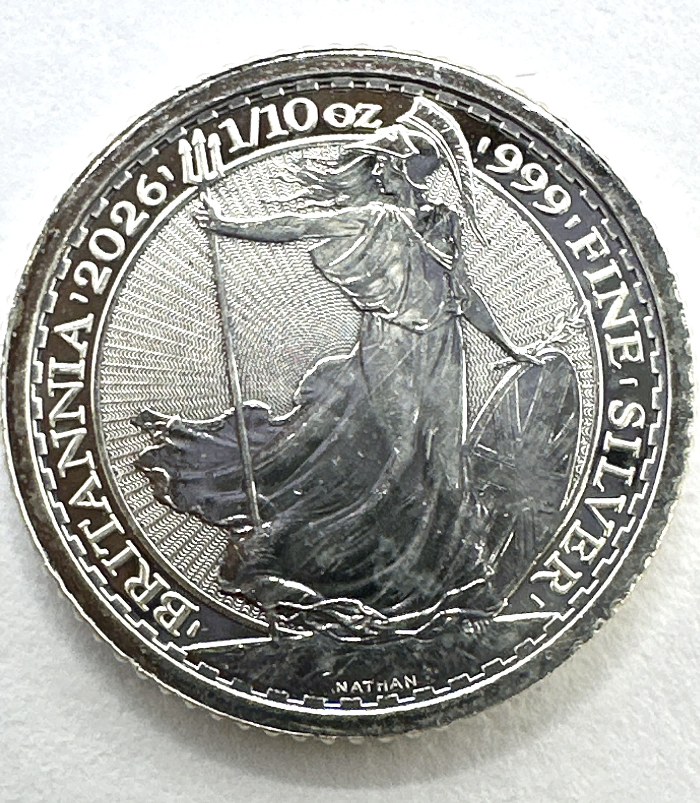 2026 Great Britain 1/10 oz Silver Britannia Coin