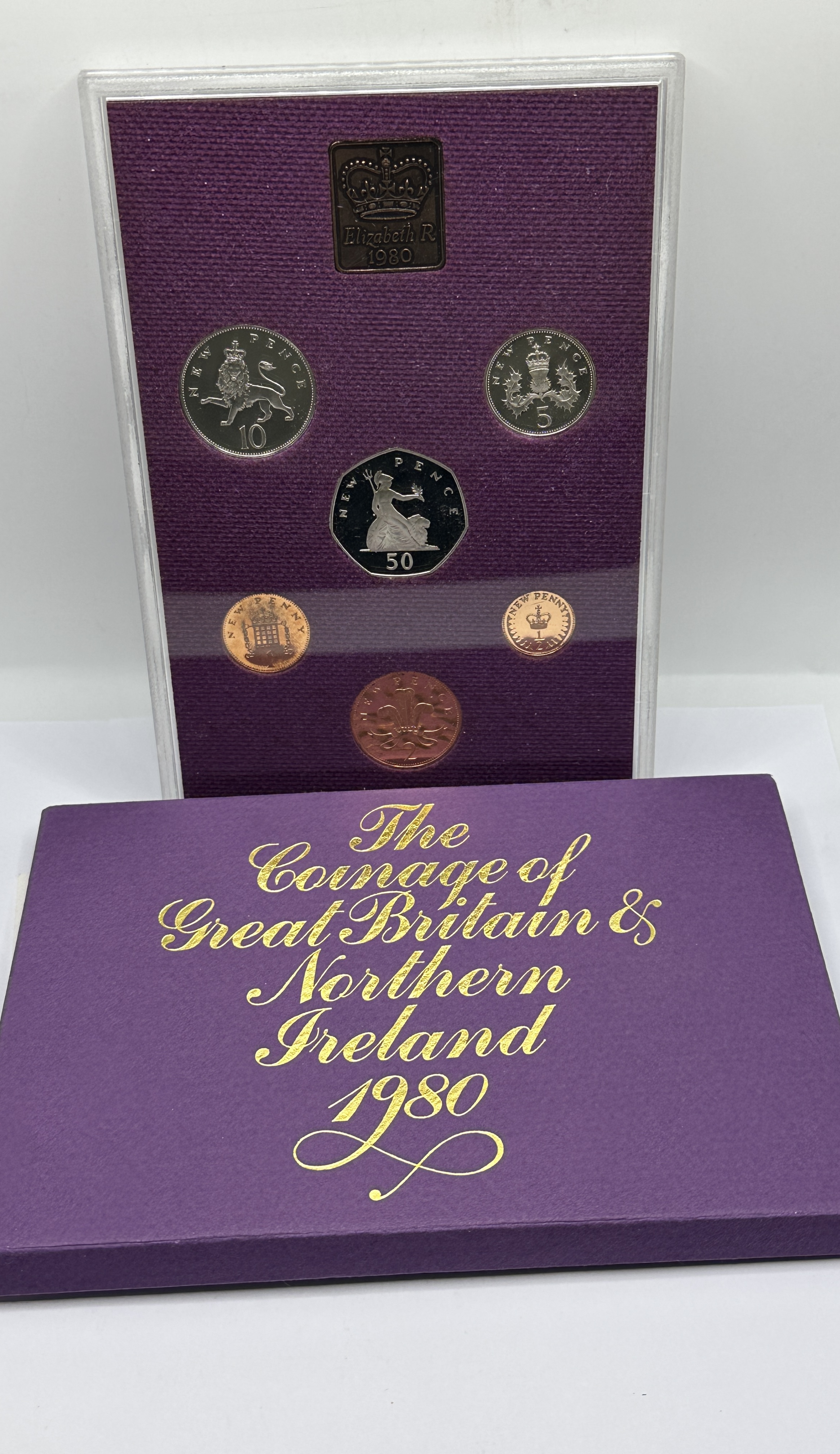 A 1980 UK Royal Mint Proof Coin Set KM#PS36