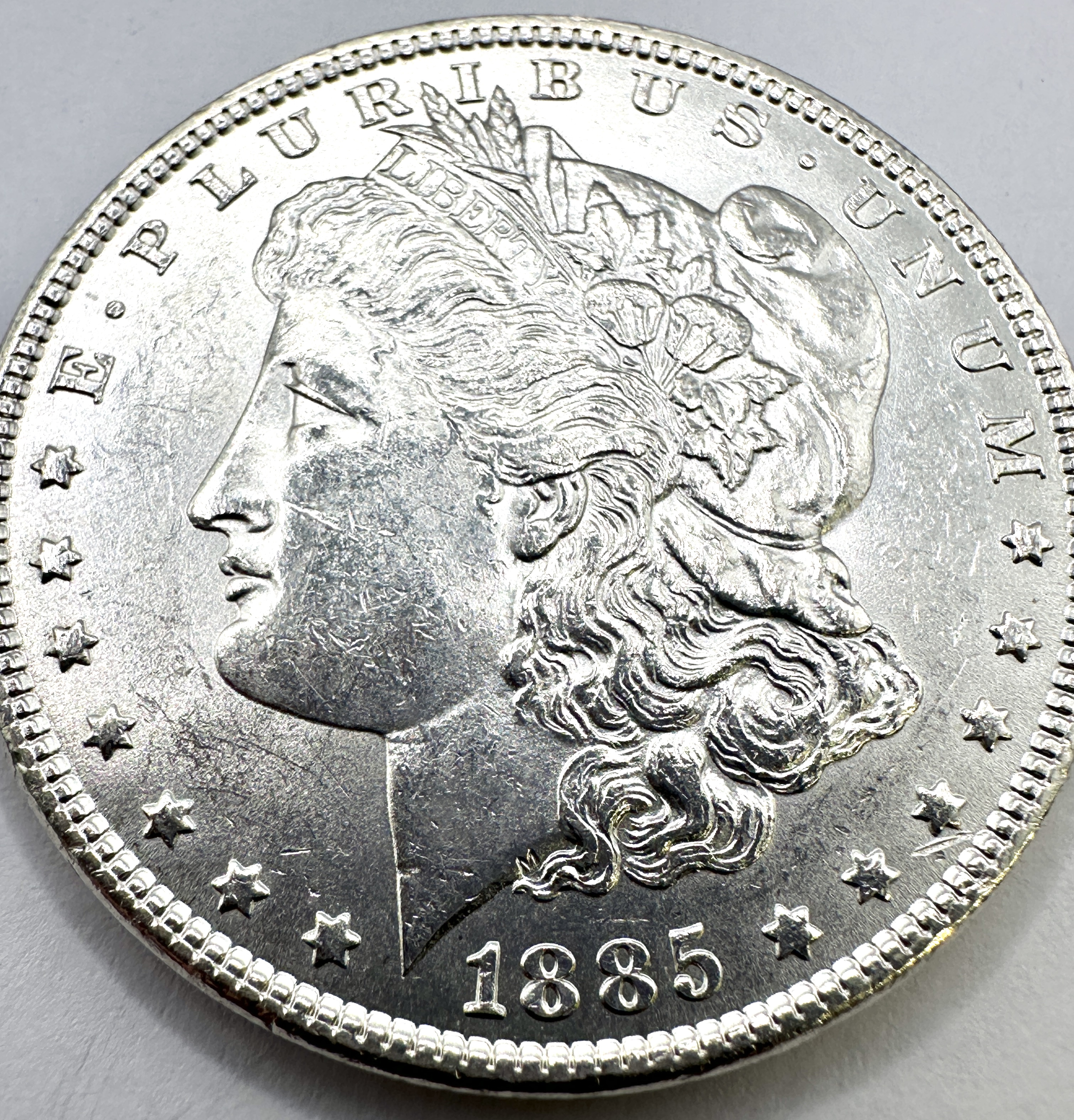 1885 US Morgan Silver Dollar