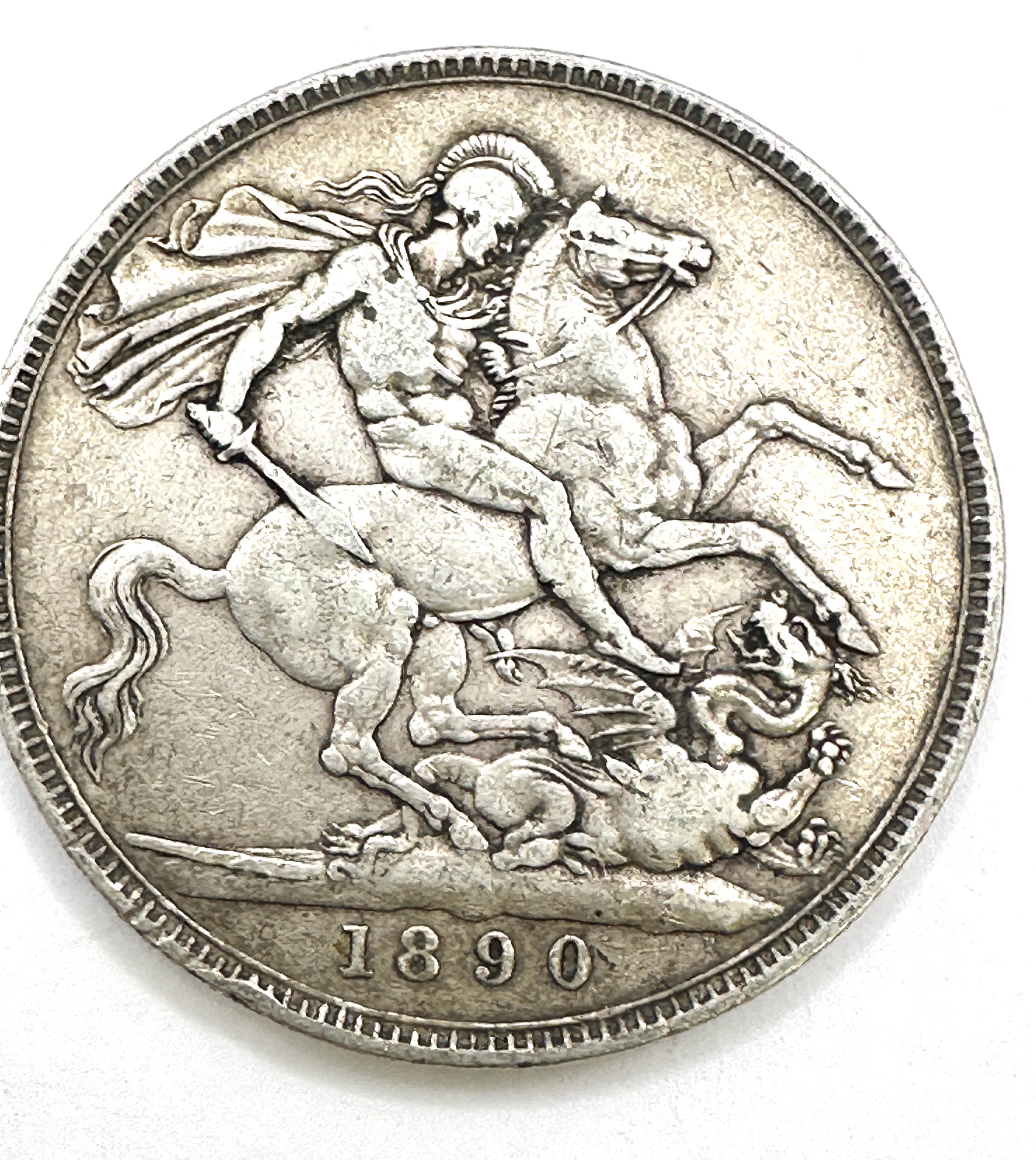 UK 1890 Victoria Silver Crown