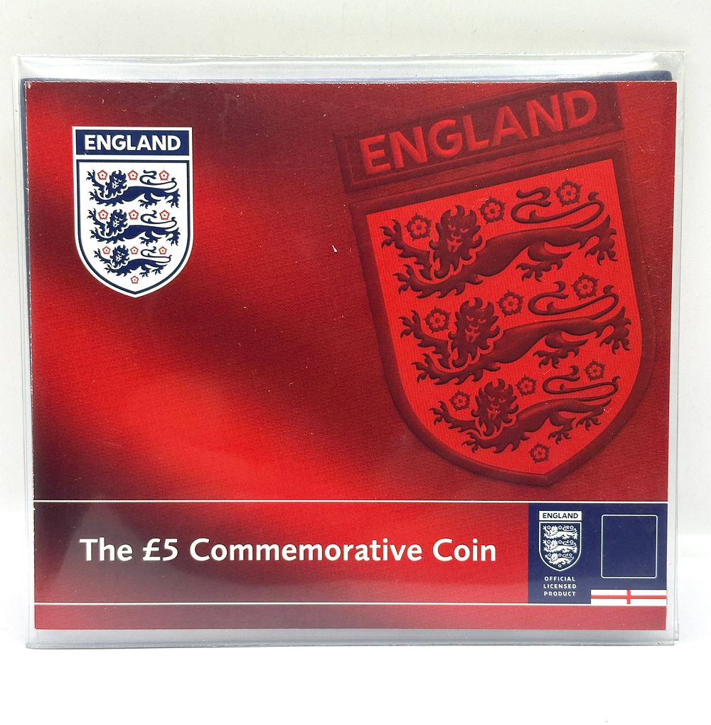 Lot 74: Alderney 2006 World Cup England £5 Commemorative Cupro-Nickel Coin in Presentation Folder