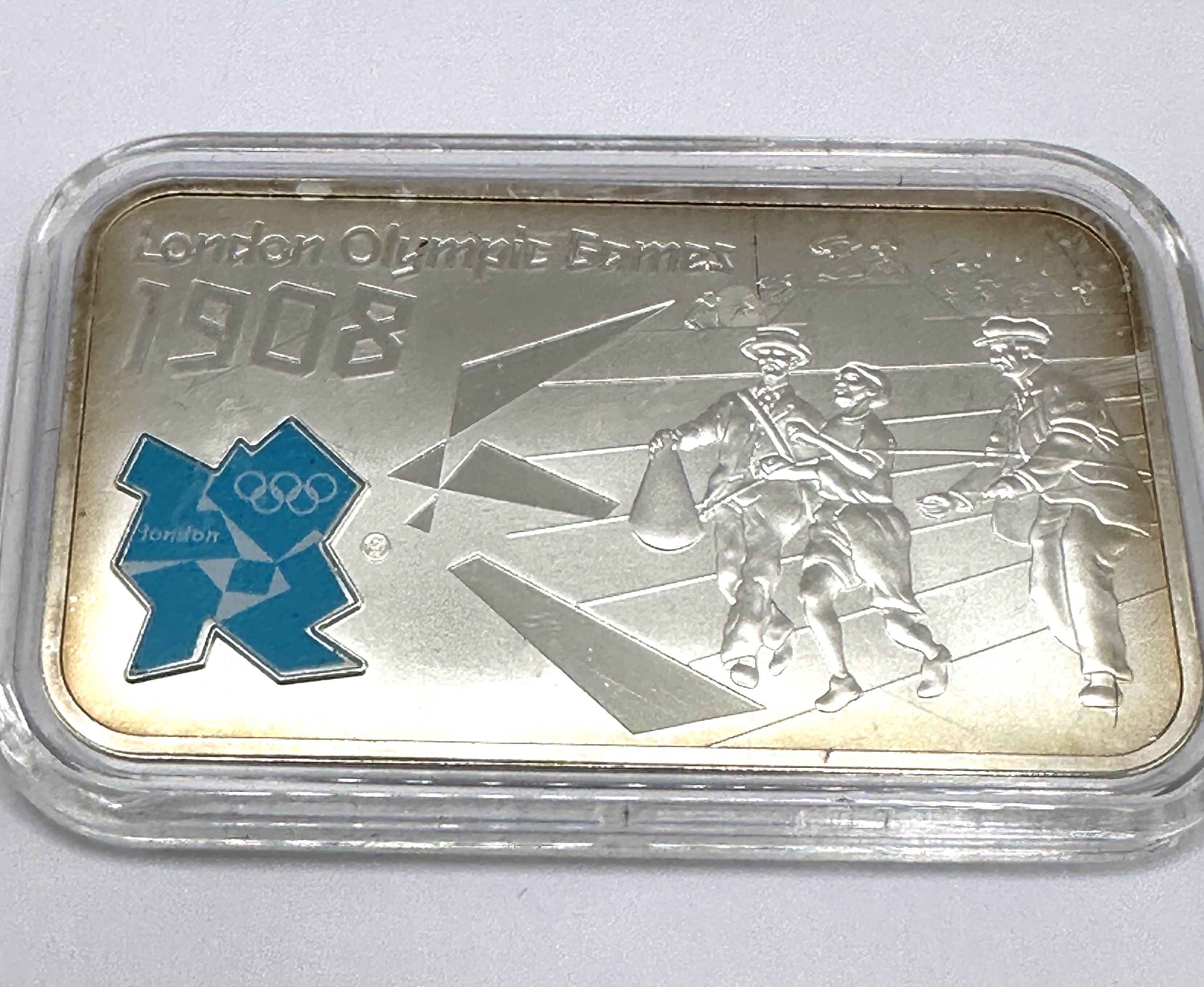 The Road to London 2012 Limited Edition 1908 Olympic Games Commemorative One Ounce Silver Ingot