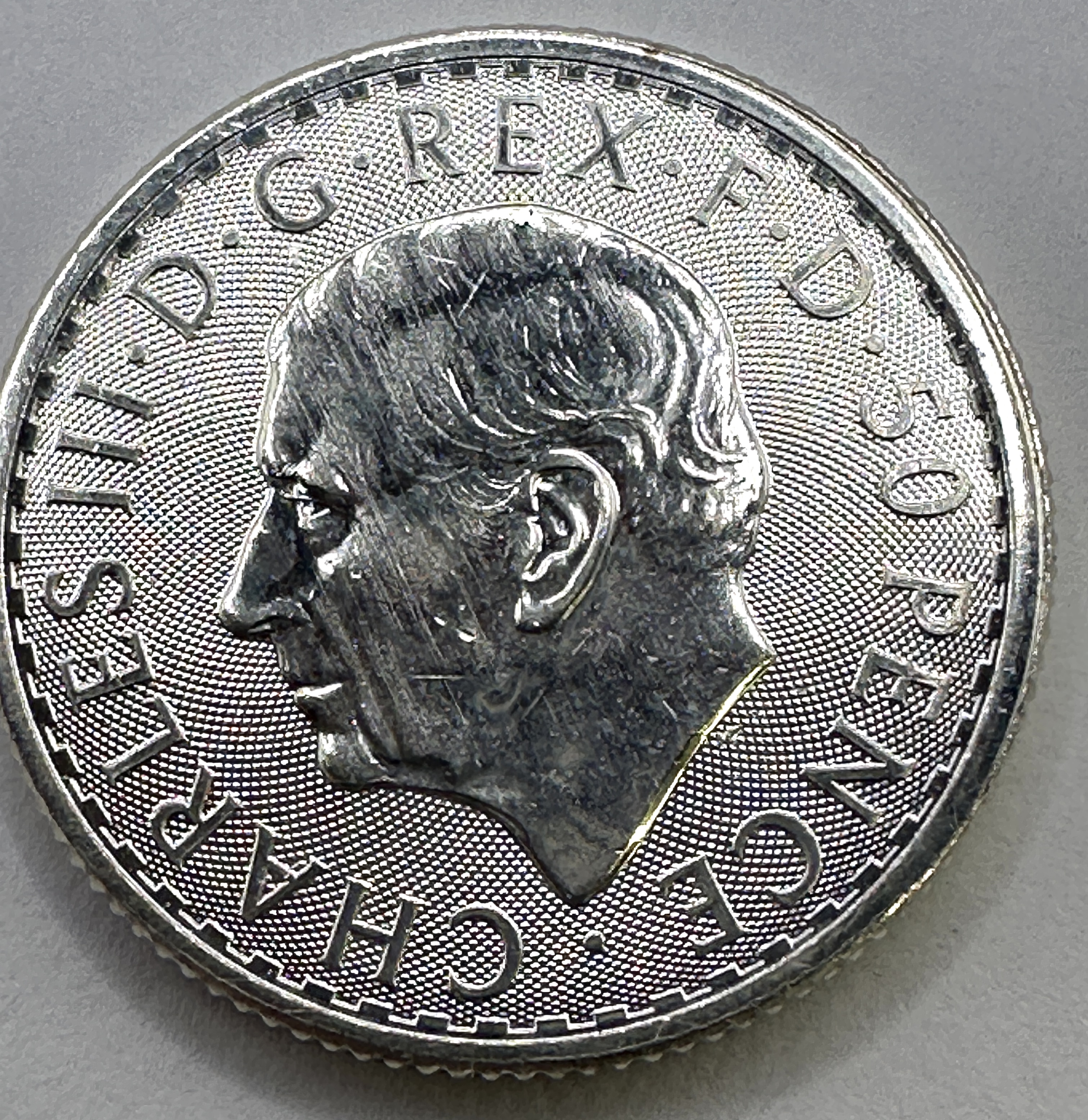2024 Great Britain 50 Pence 1/4 oz Silver Britannia Coin