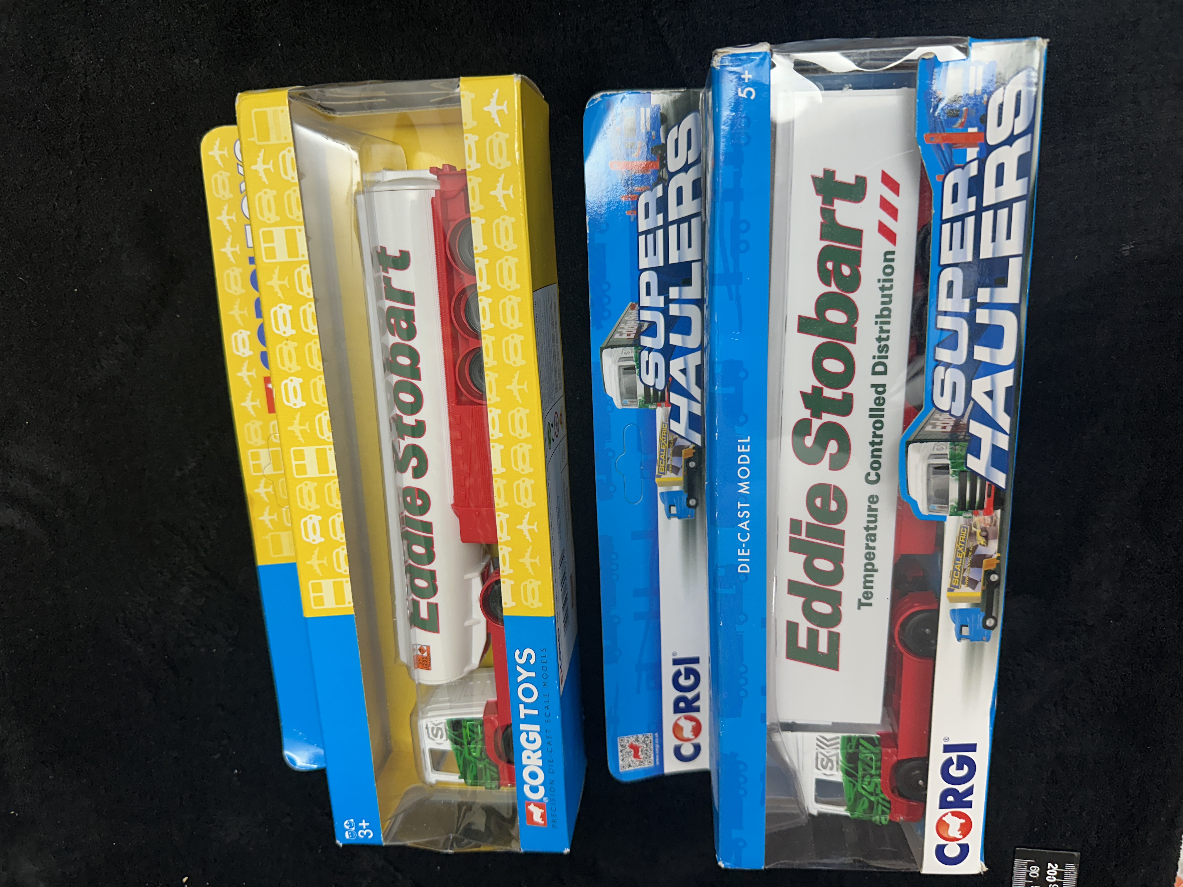 A Pair of Corgi Eddie Stobart Articulated Lorries