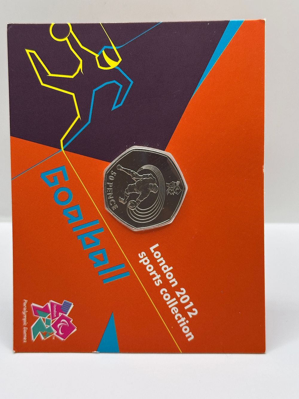 Lot 229: UK London 2012 Goalball Paralympic 50 Pence Coin in Presentation Pack