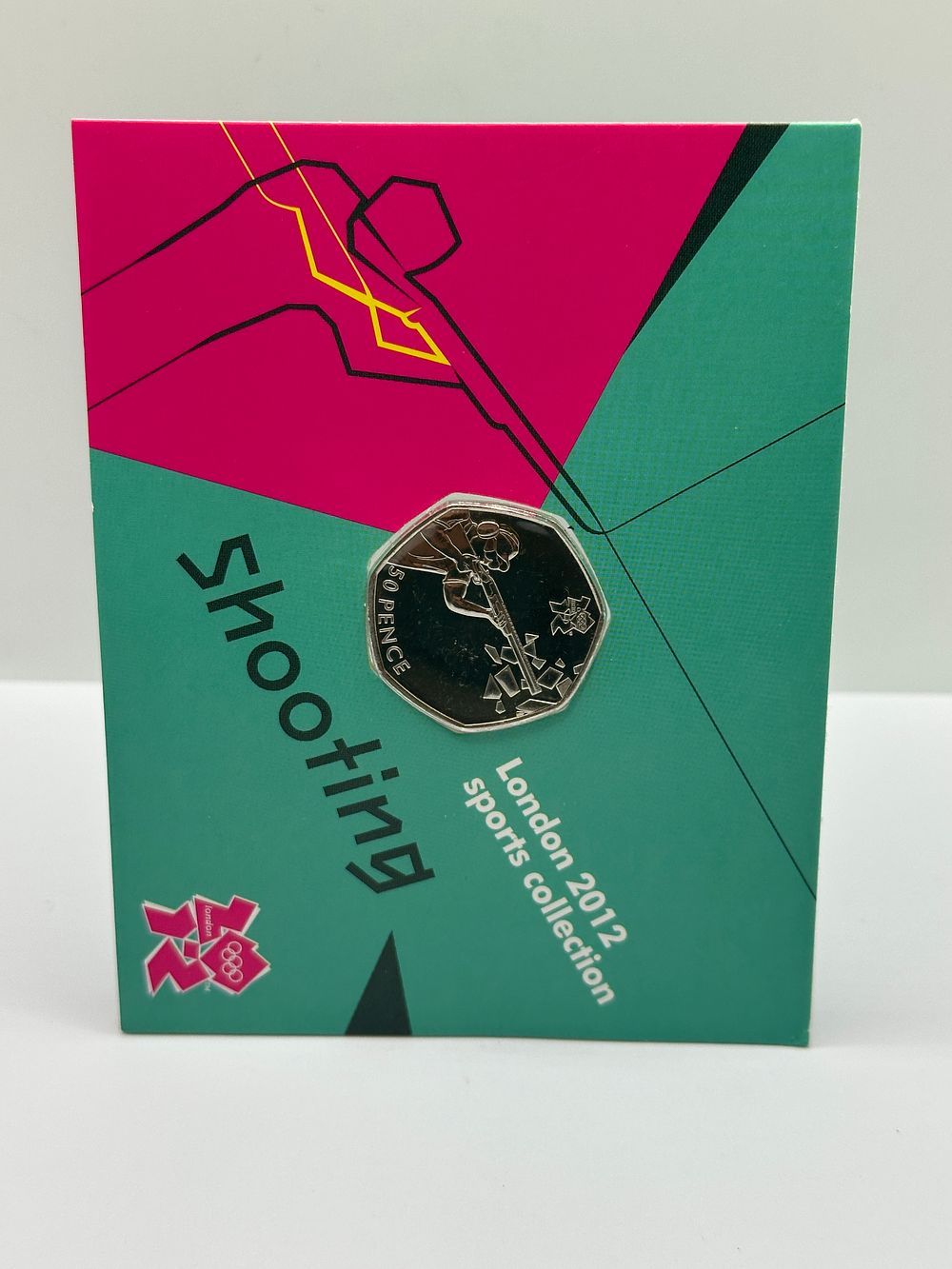 Lot 231: UK London 2012 Olympic Shooting 50 Pence Coin in Presentation Pack