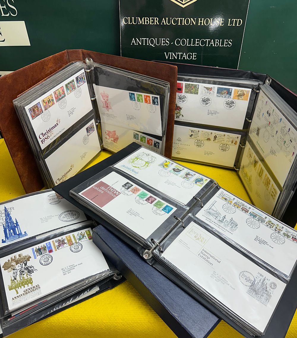 Lot 283: UK 1970s-1980s Collection of First Day Covers, Five Albums