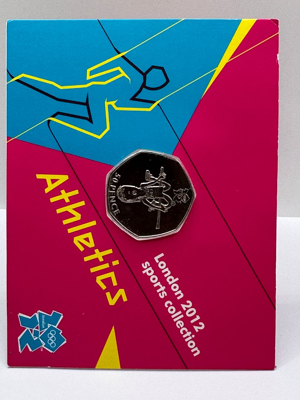 Lot 298: UK London 2012 Olympics Athletics 50 Pence Coin