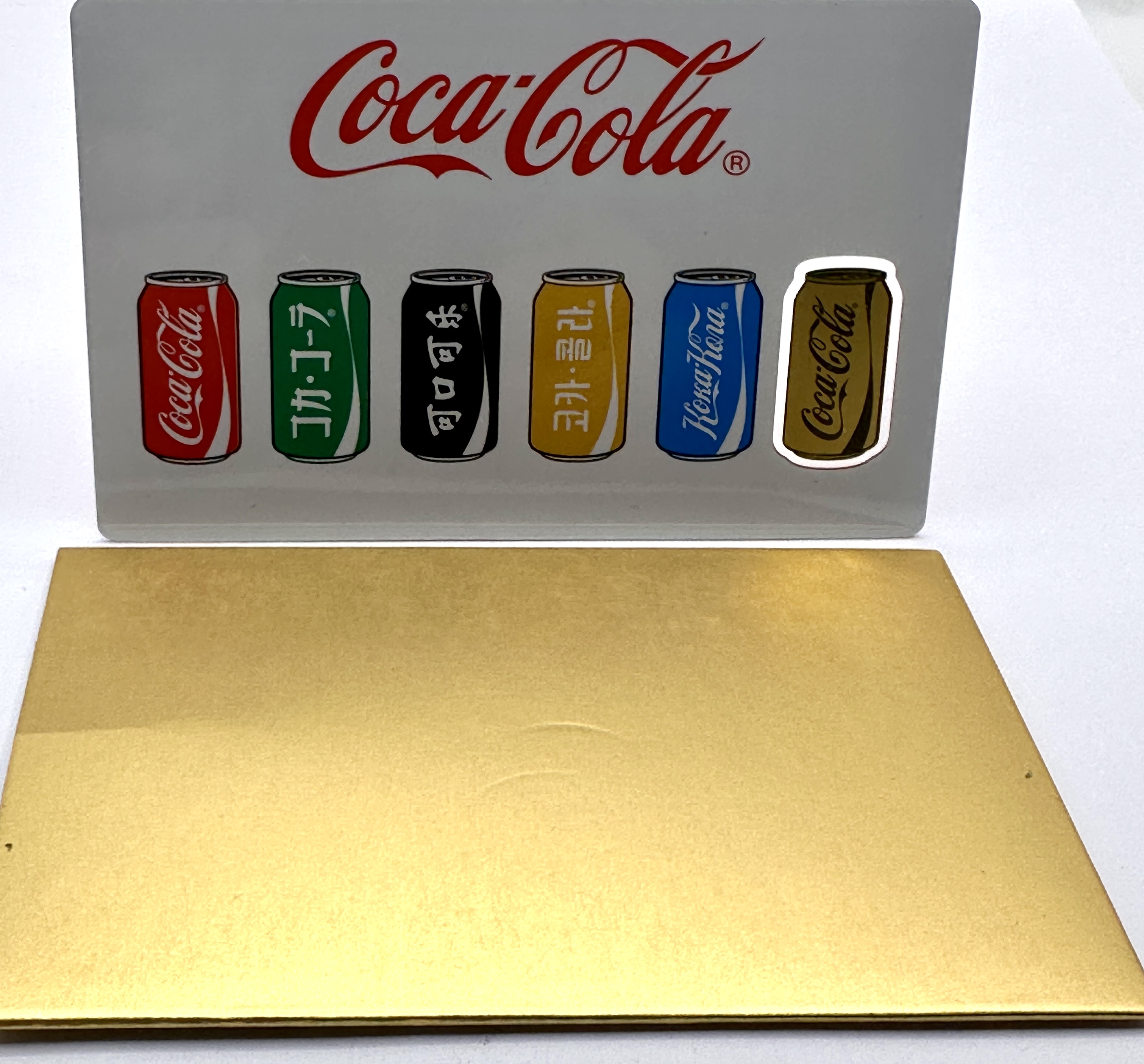 Republic of Chad Coca-Cola Fine Gold 3,000 Francs CFA Shaped Coin