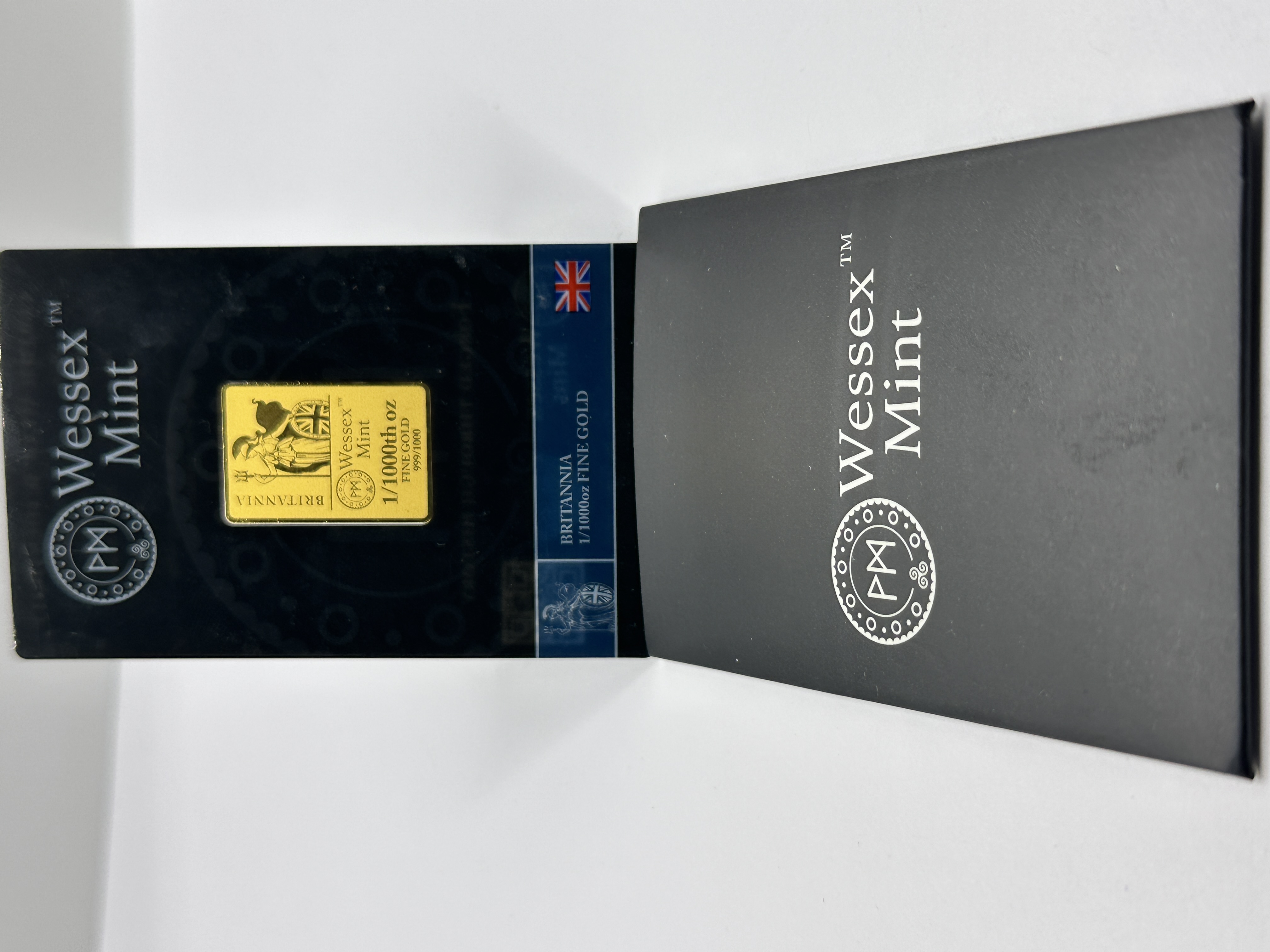Wessex Mint Britannia 999 Fine Gold 1/1000oz Bar