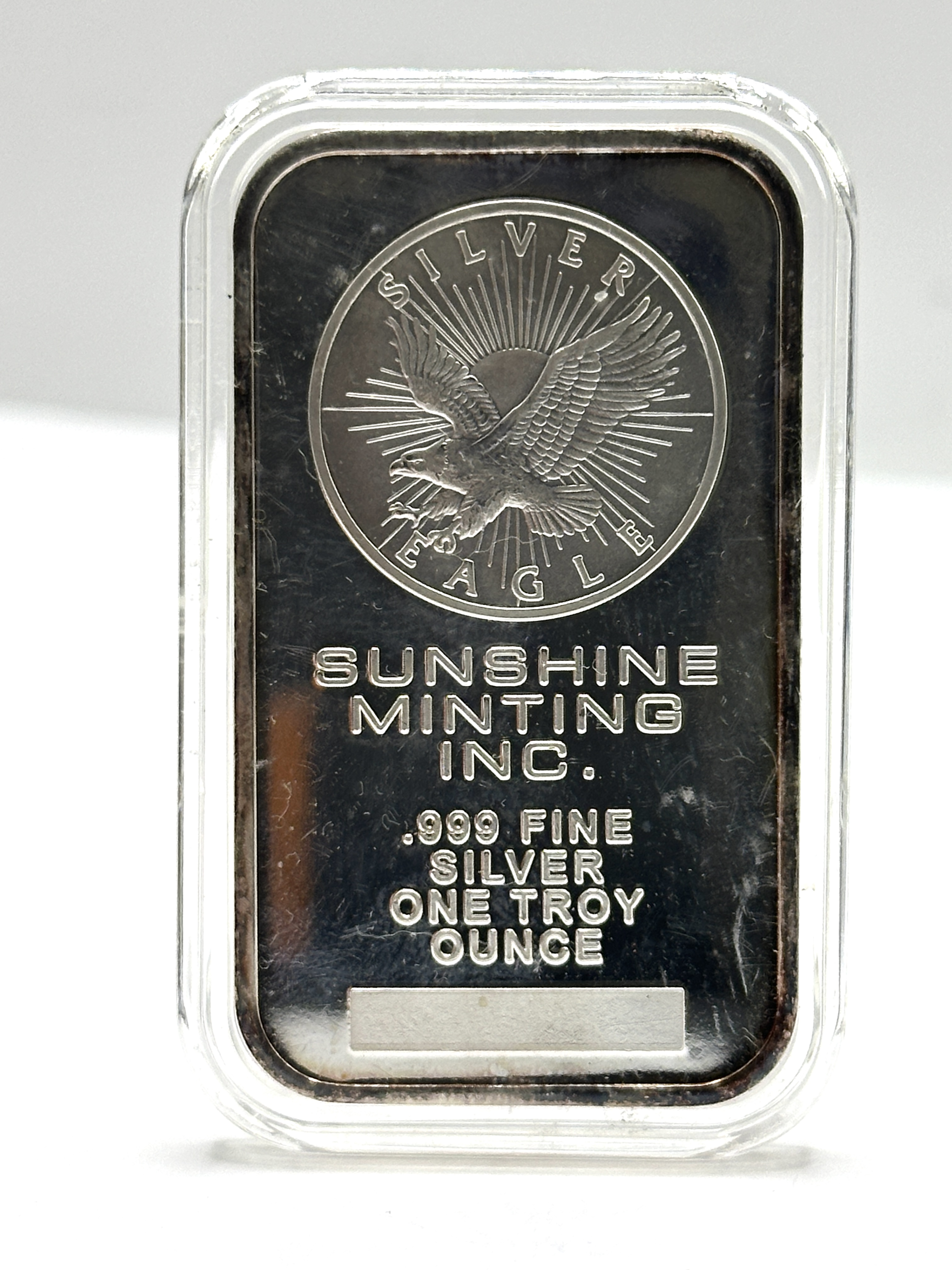 Sunshine Minting Inc. .999 Fine Silver One Troy Ounce Bar