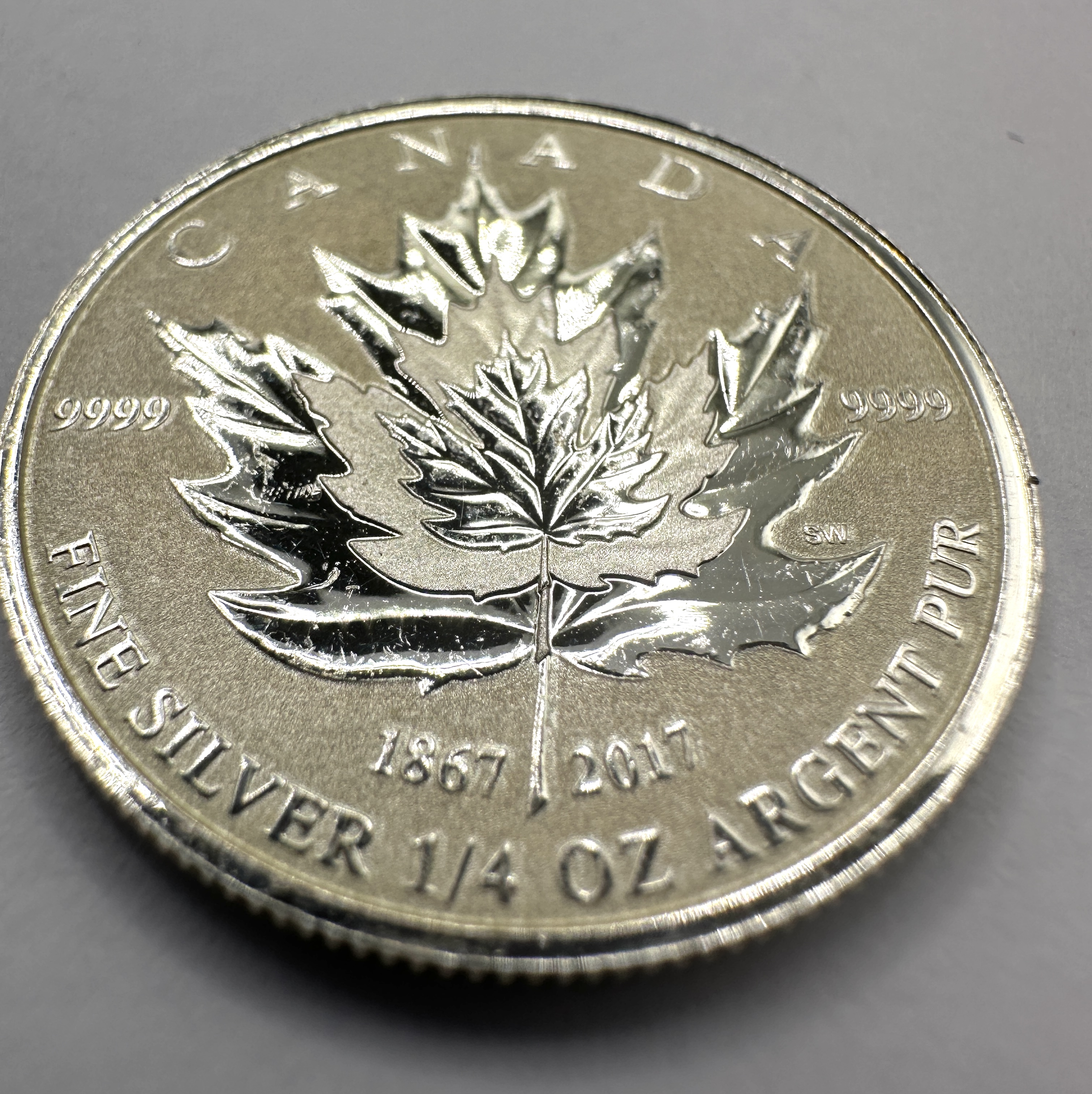Canada 2017 Elizabeth II Silver 3 Dollars Maple Leaf Coin