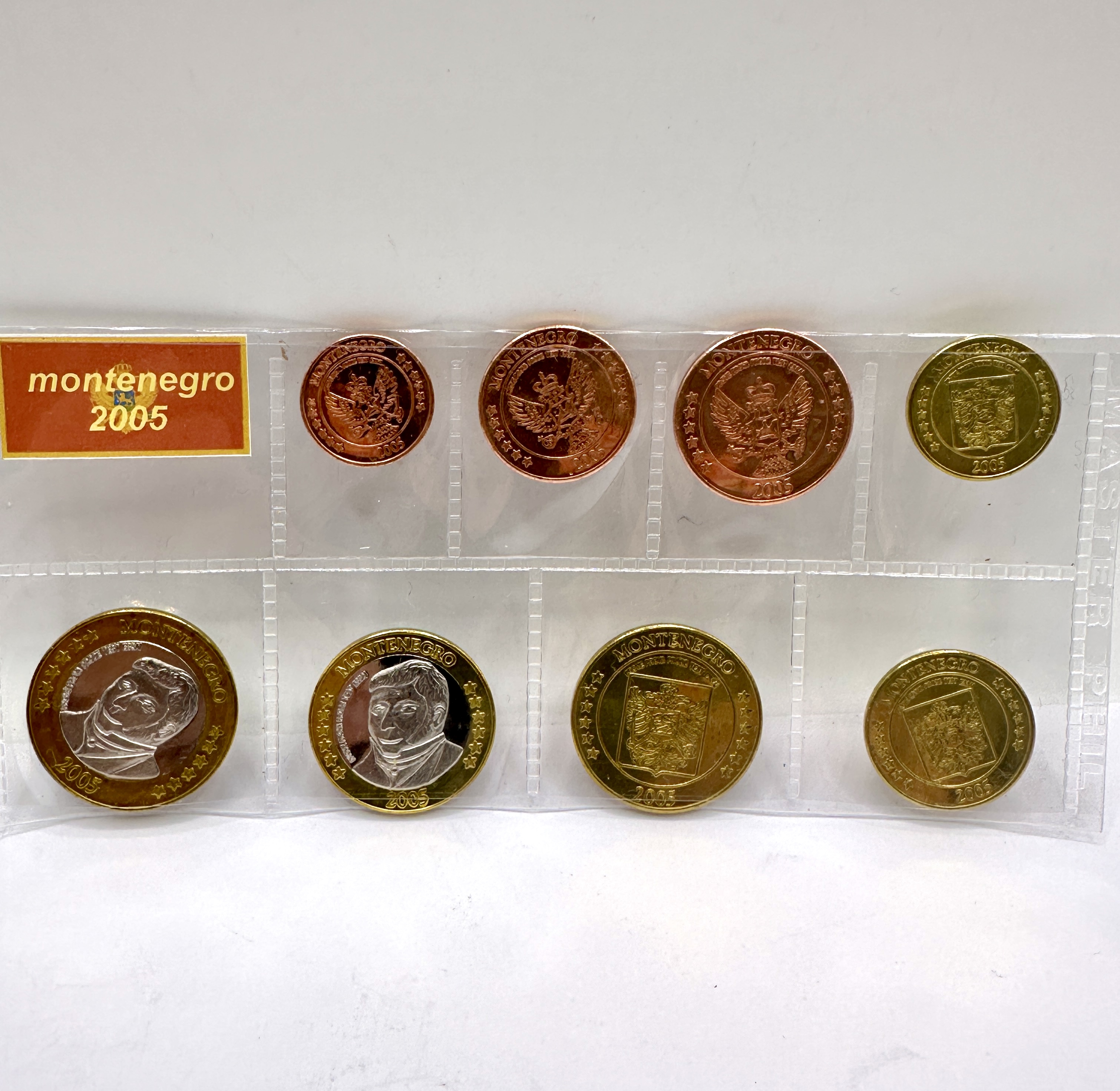 Montenegro 2005 Commemorative Set of Coins