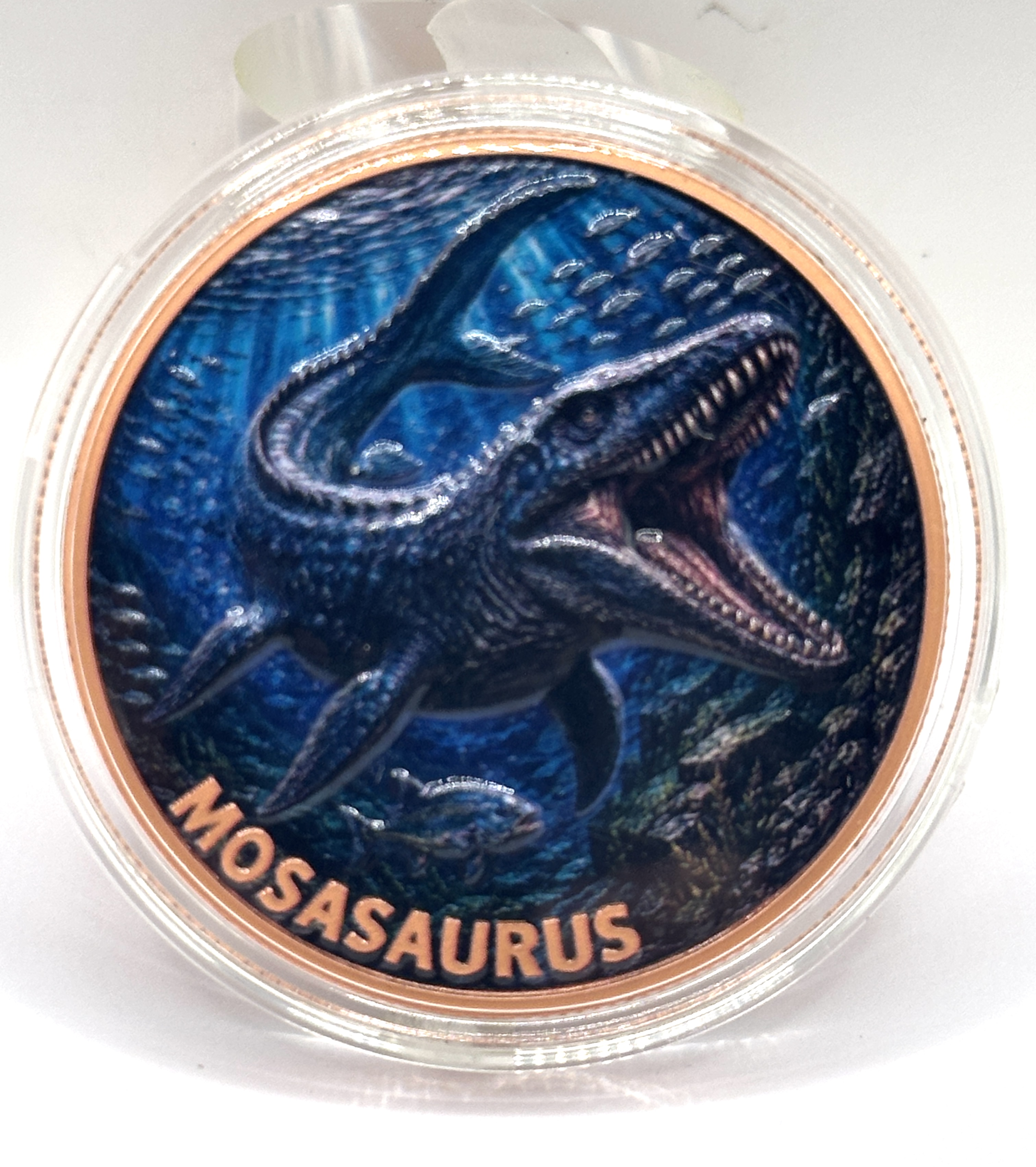 Dinosaur World .999 Fine Copper One Troy Ounce Round